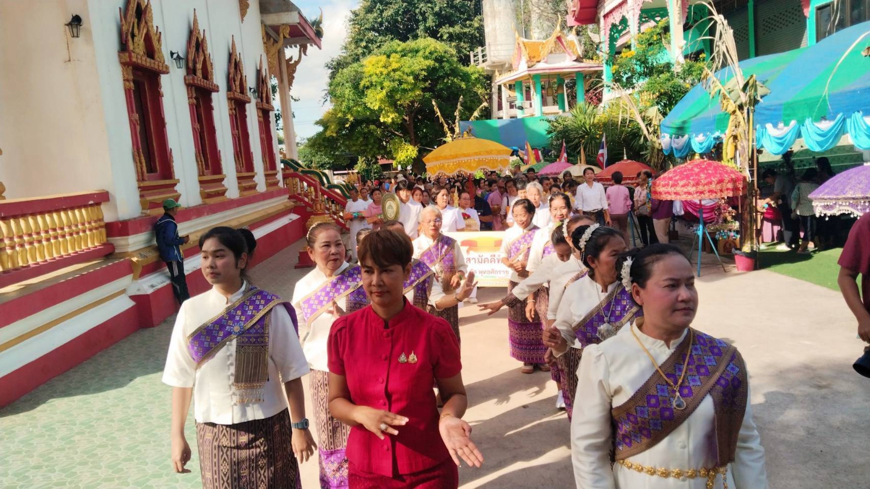 ภาพร่วมพิธีกรรมวัดน้ำจั้น