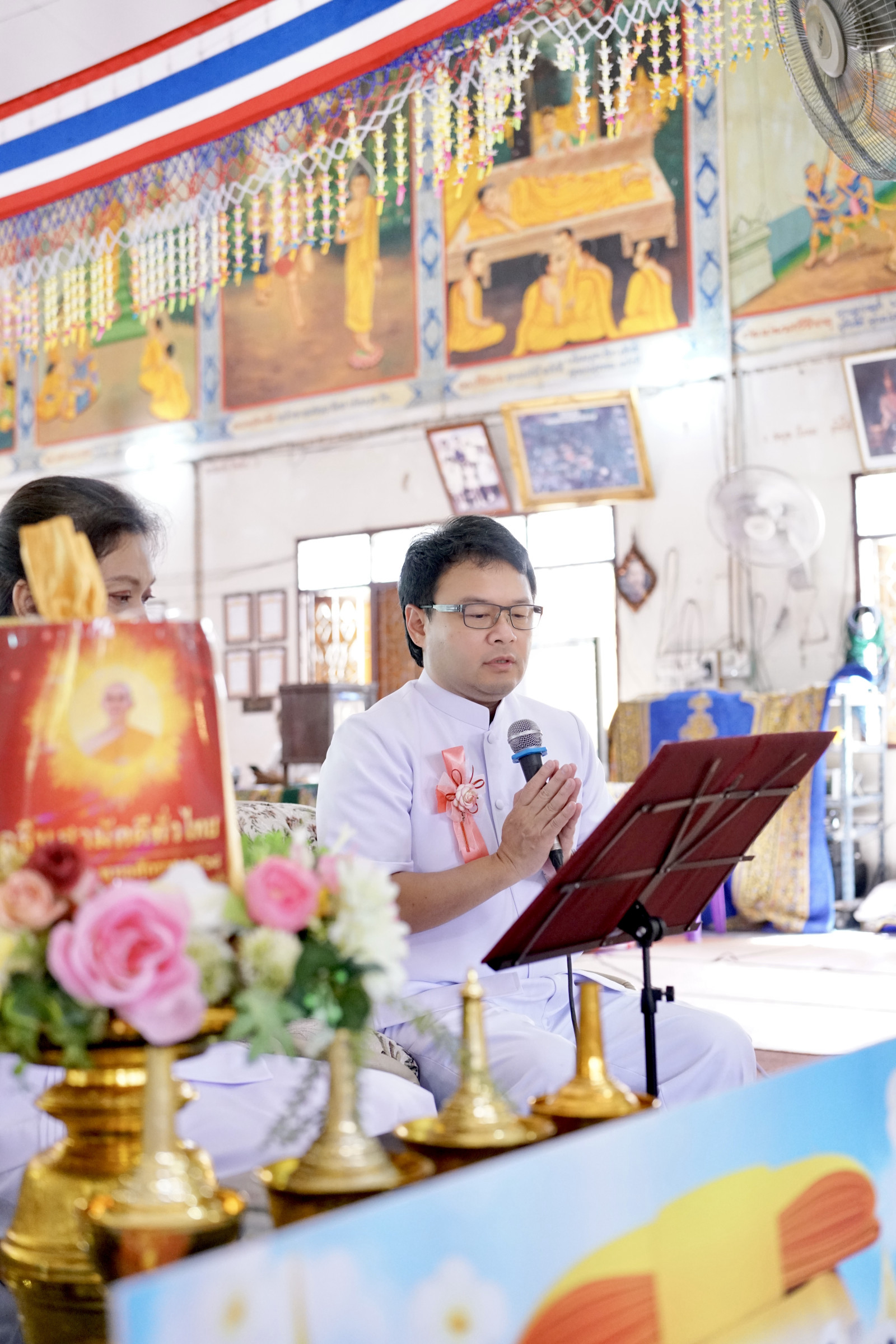 ภาพร่วมพิธีกรรมวัดสว่างจิต