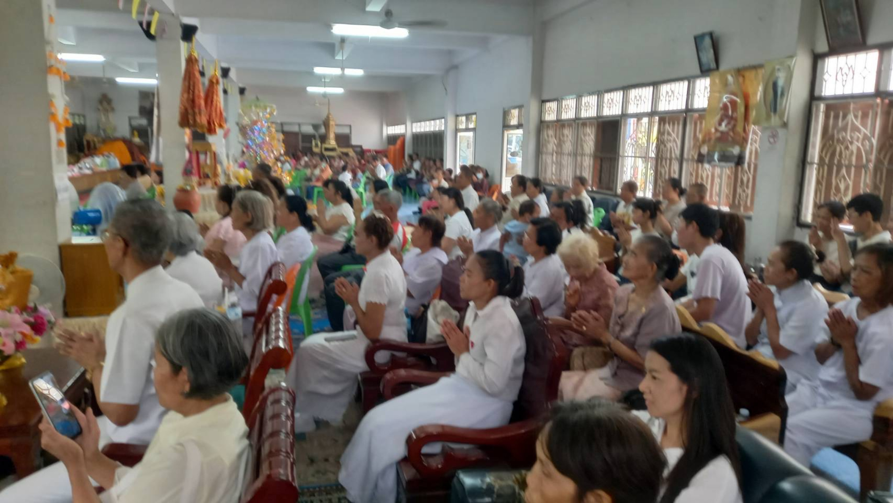 ภาพร่วมพิธีกรรมวัดเขามันธรรมาราม