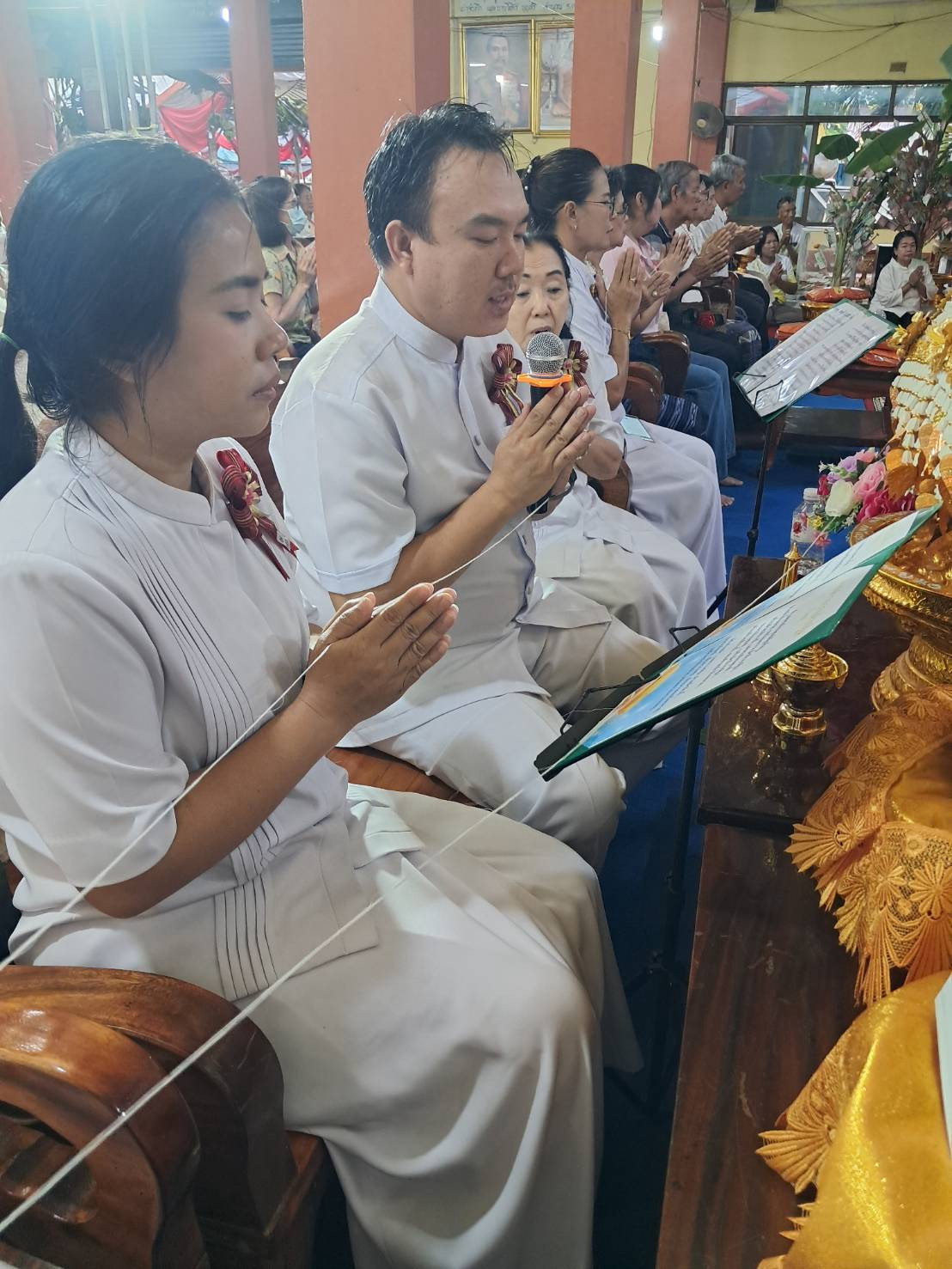 ภาพกล่าวคำถวายกฐินวัดโคกกรุง