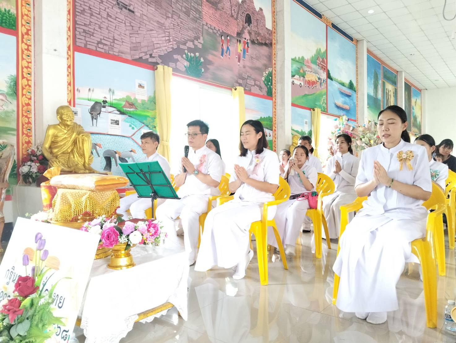 ภาพกล่าวคำถวายกฐินสำนักสงฆ์วังเตาราง