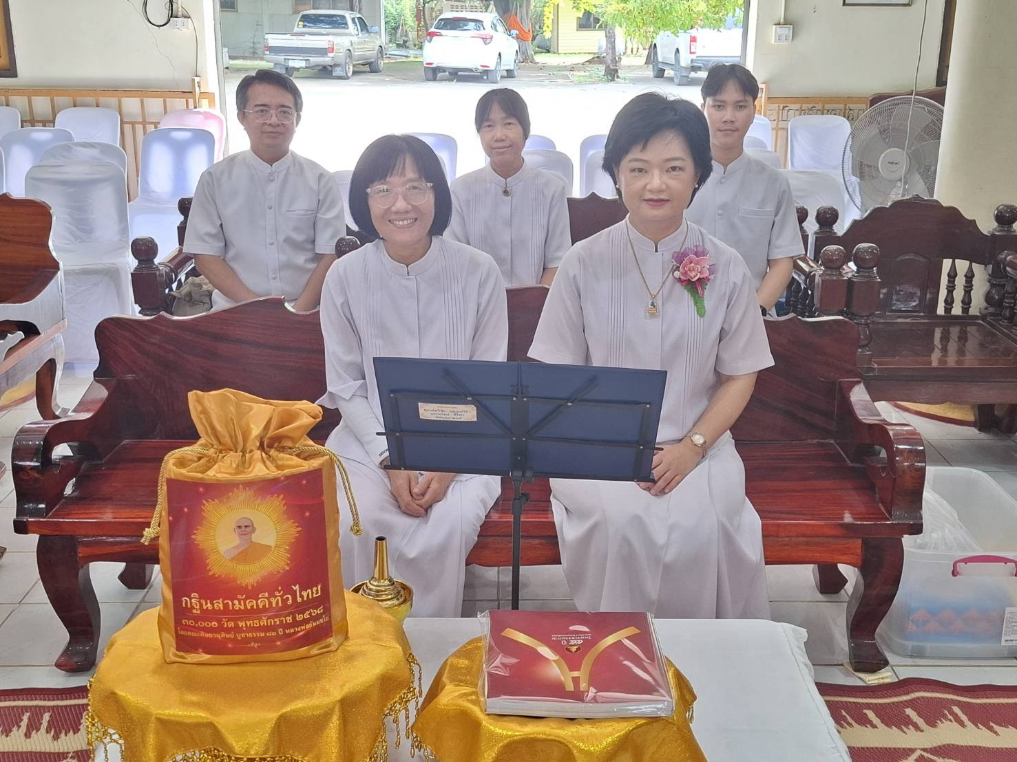 ภาพร่วมพิธีกรรมวัดป่าแหน