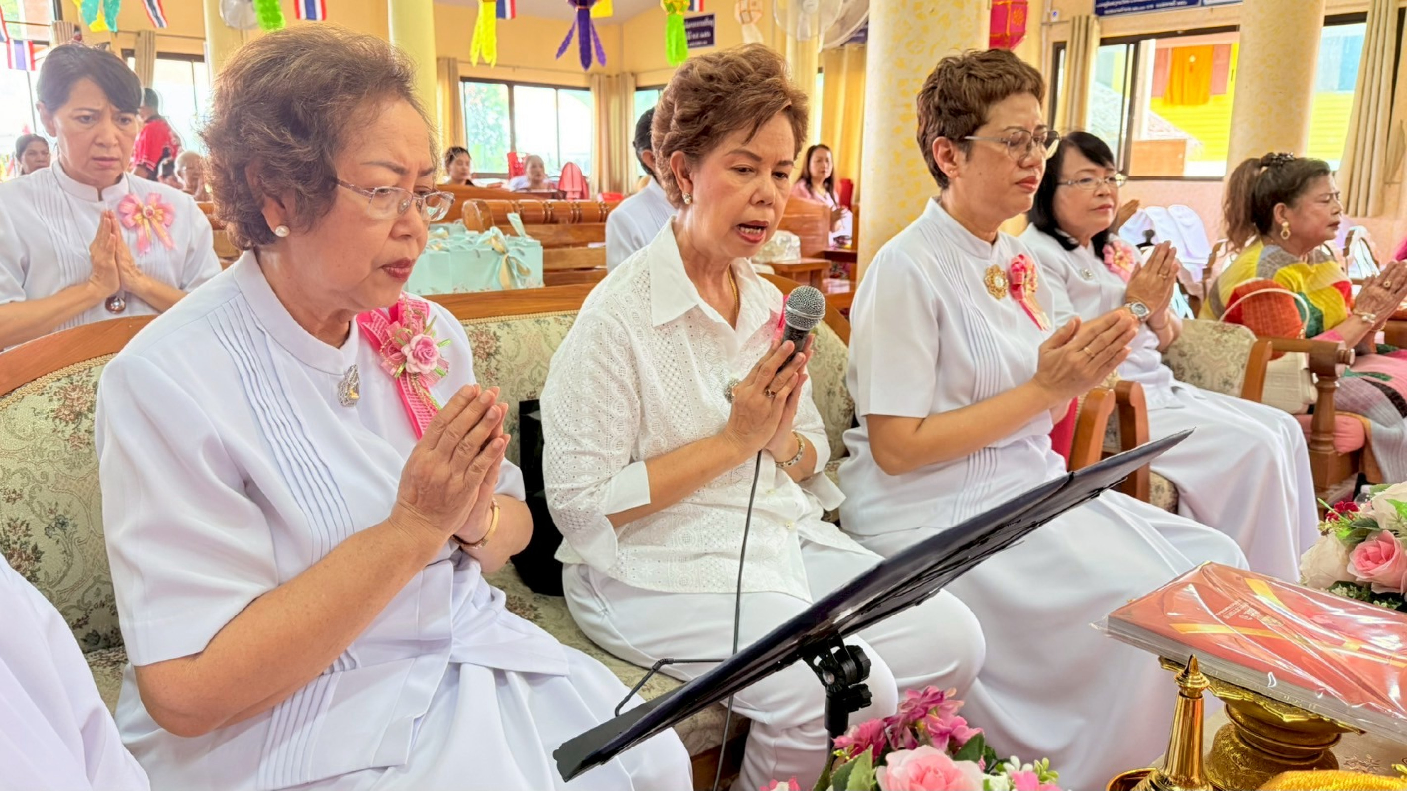 ภาพกล่าวคำถวายกฐินวัดท่าศาลา