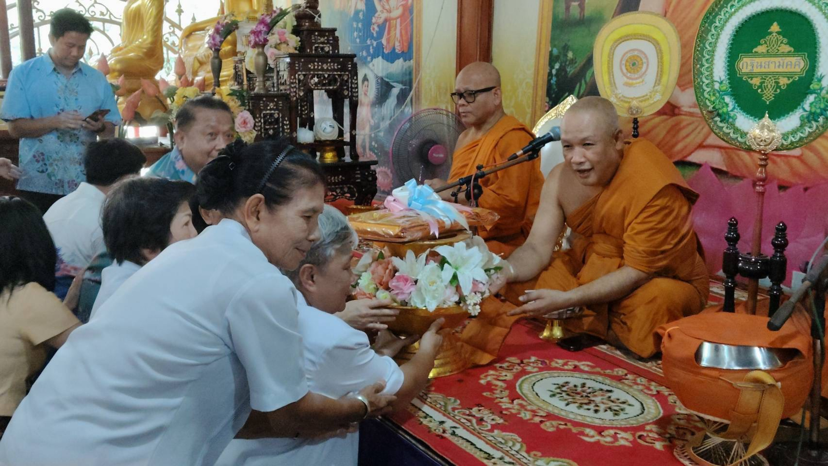 ภาพร่วมพิธีกรรมวัดจั่นเสือ