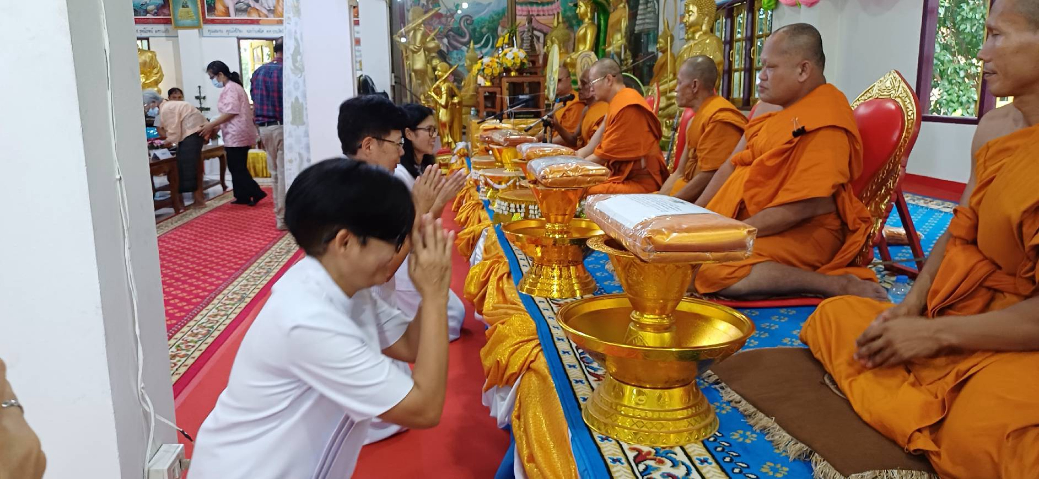 ภาพร่วมพิธีกรรมวัดเจดีย์งาม