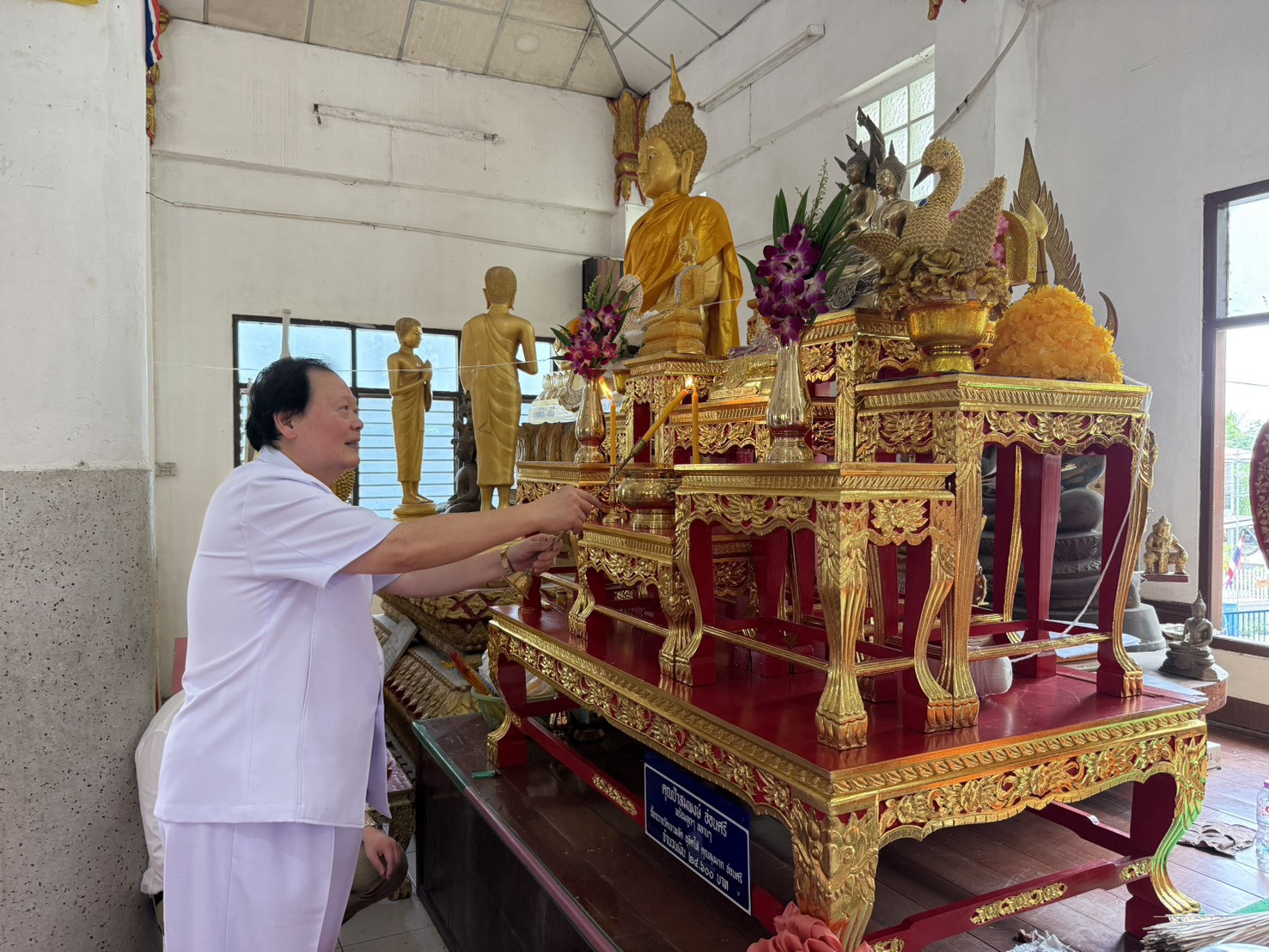 ภาพร่วมพิธีกรรมวัดเขาพลัด
