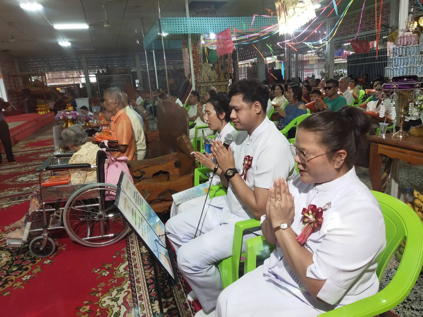 ภาพกล่าวคำถวายกฐินวัดโคกกระท้อน