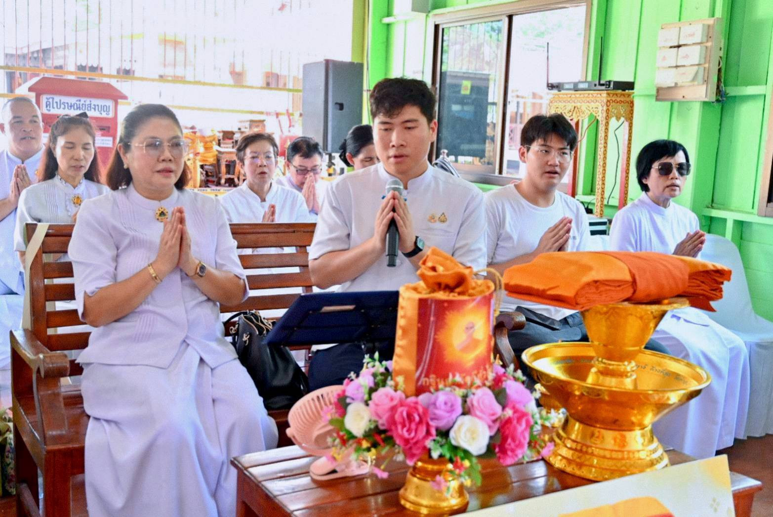 ภาพกล่าวคำถวายกฐินวัดท่าสบก
