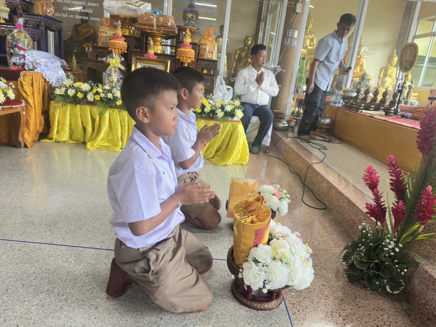 ภาพกล่าวคำถวายกฐินวัดบึงไม้