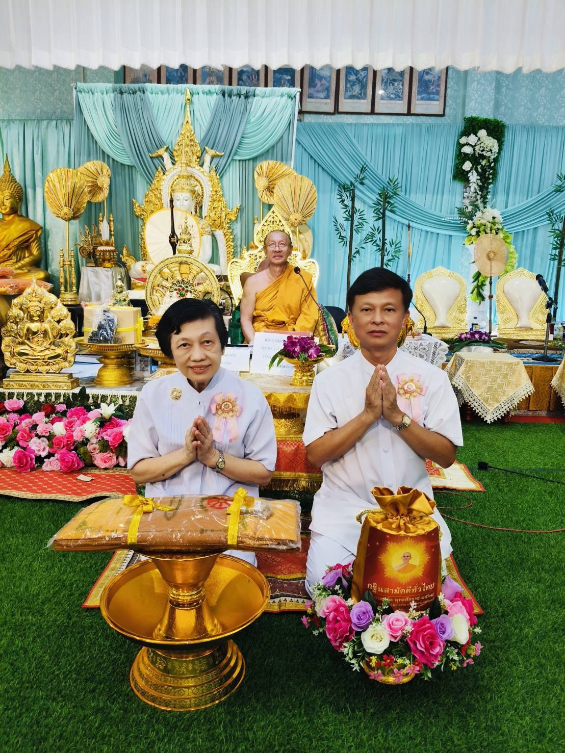 ภาพร่วมพิธีกรรมวัดท่าคล้อใต้