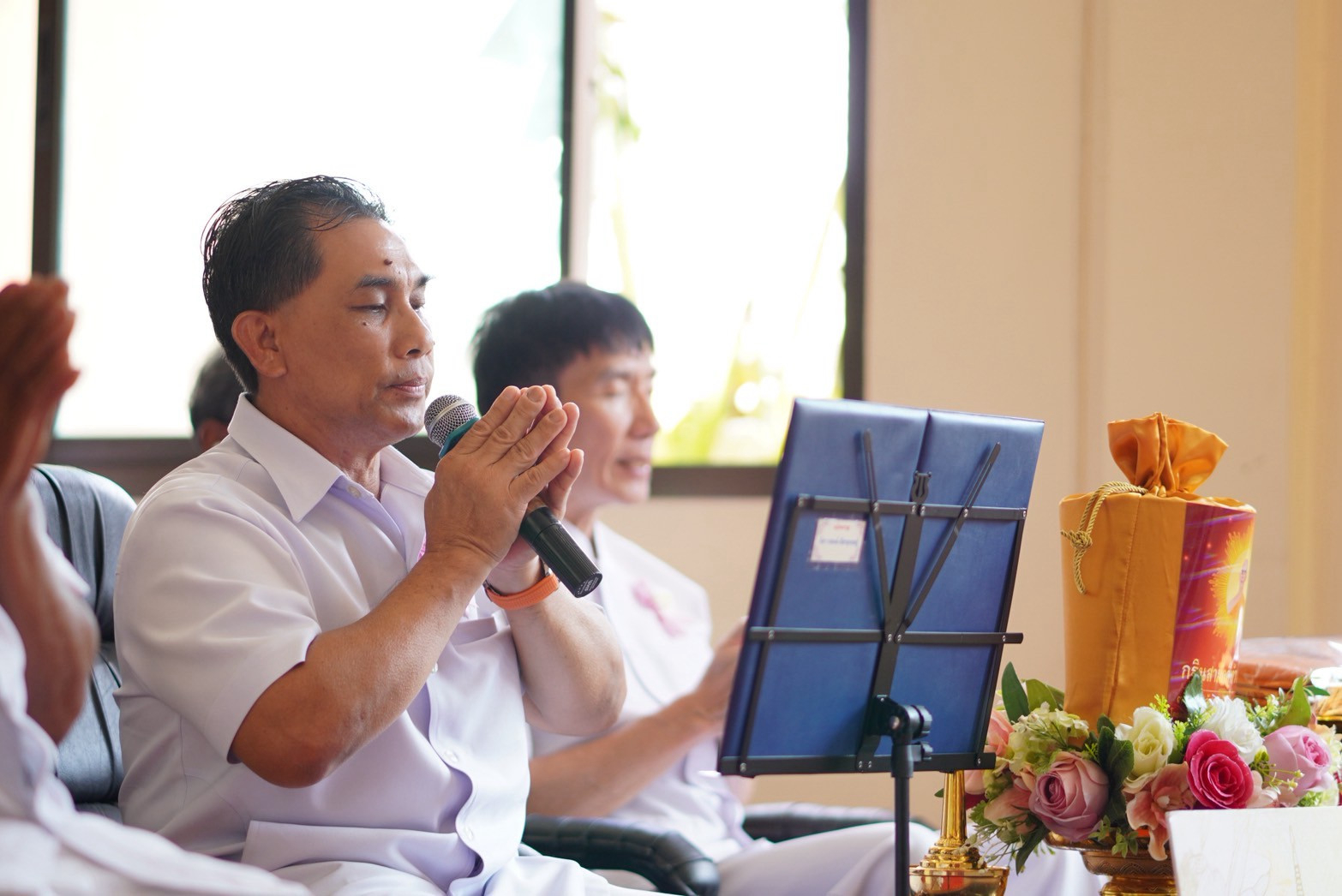 ภาพกล่าวคำถวายกฐินวัดสุนันทาราม