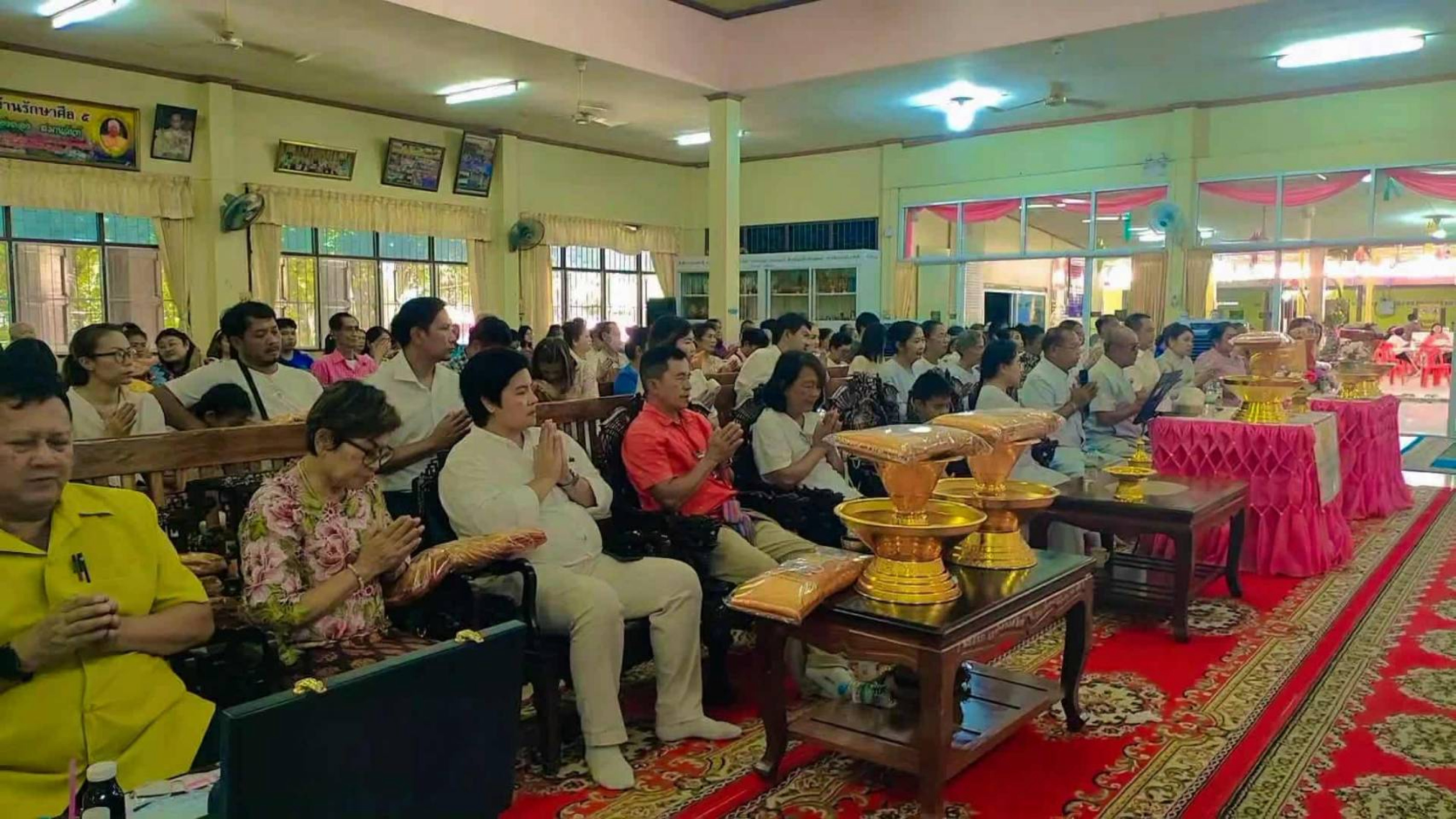 ภาพกล่าวคำถวายกฐินวัดหนองขริ้น