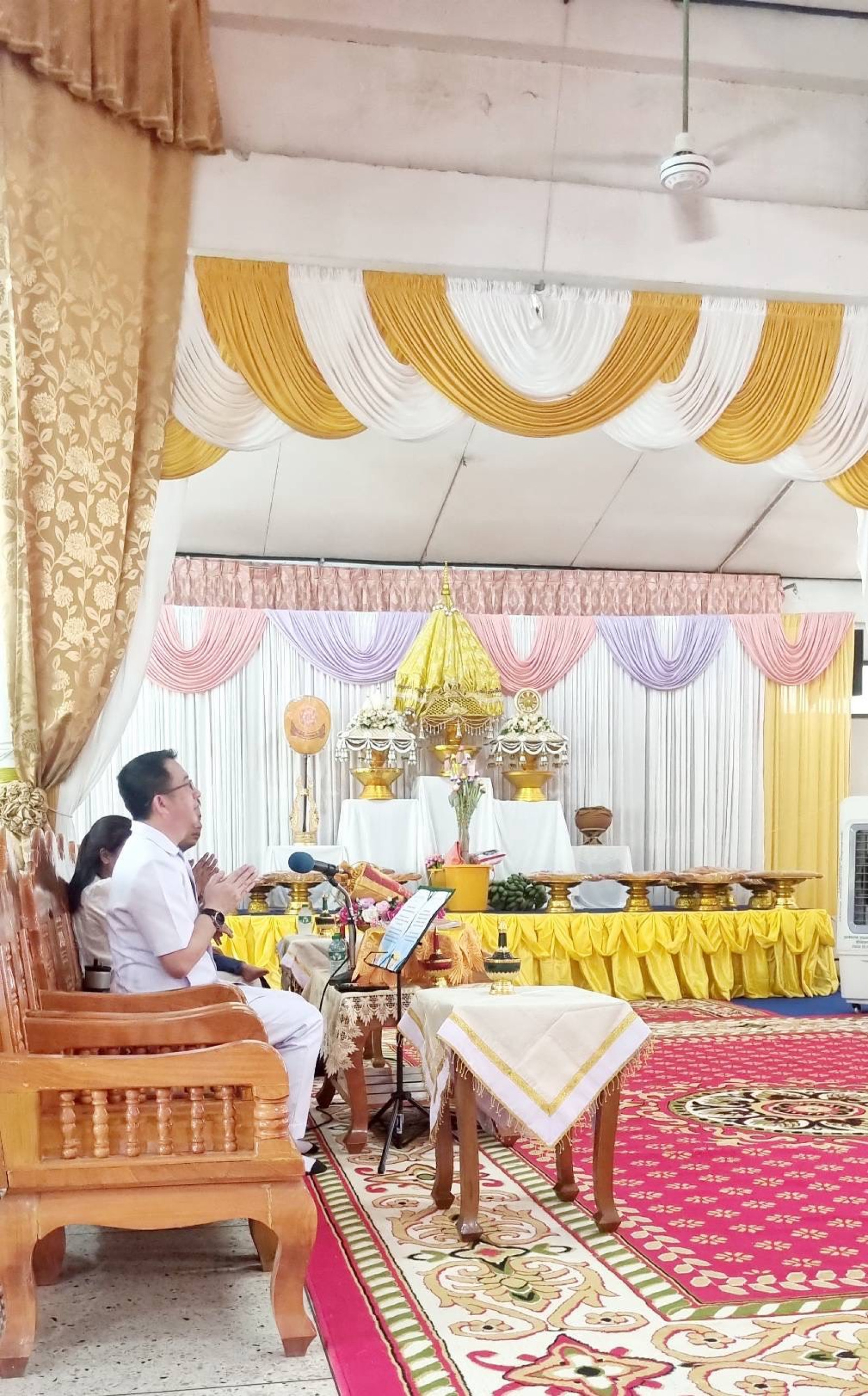 ภาพกล่าวคำถวายกฐินวัดโคกงาม