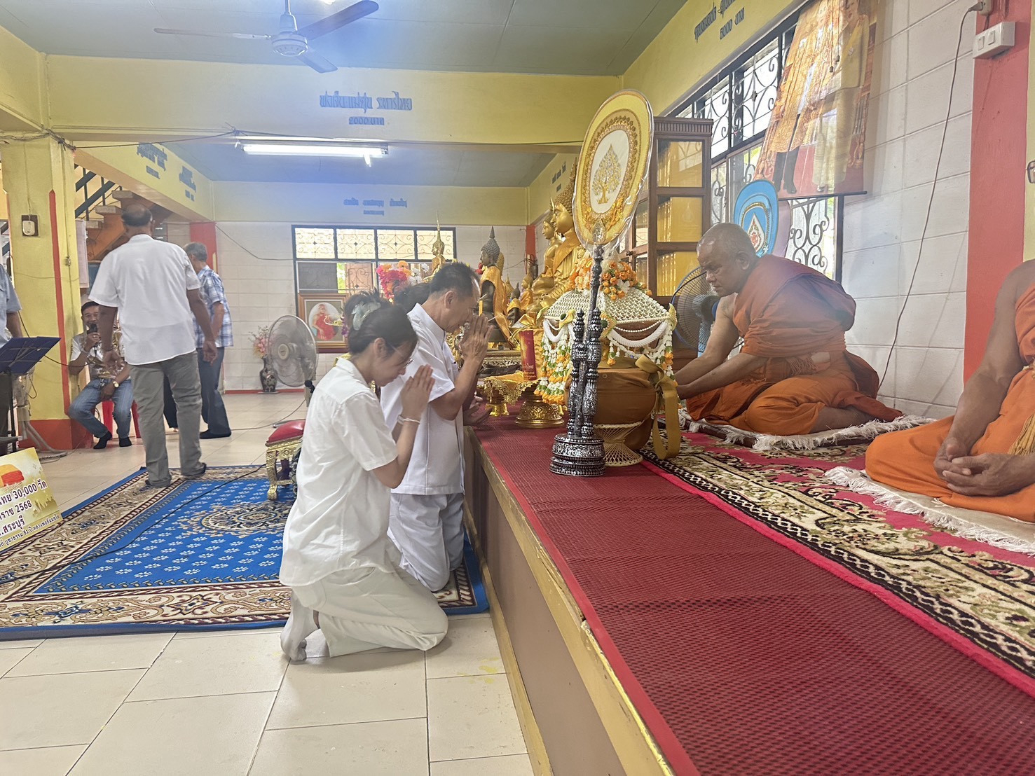 ภาพร่วมพิธีกรรมวัดสารภี