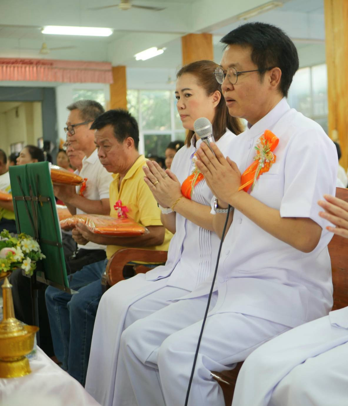 ภาพกล่าวคำถวายกฐินวัดโคกเพ็ก