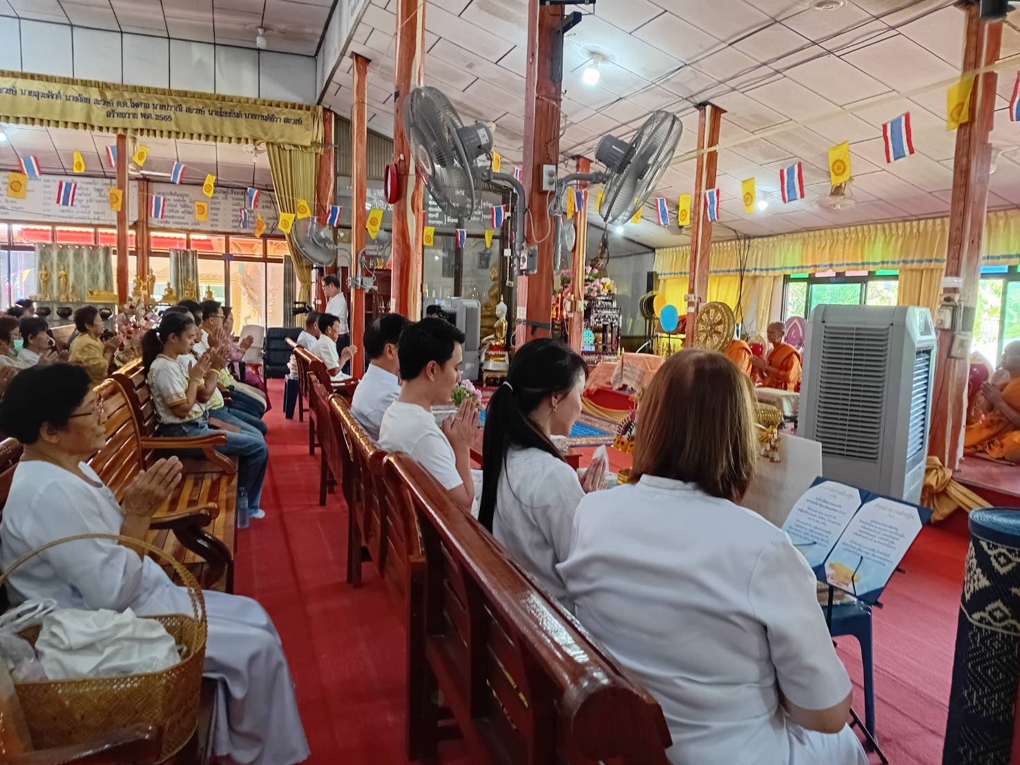 ภาพกล่าวคำถวายกฐินวัดสามัคคีธรรม