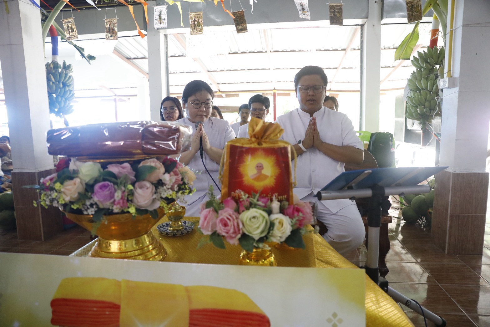 ภาพกล่าวคำถวายกฐินวัดโป่งตะขบ