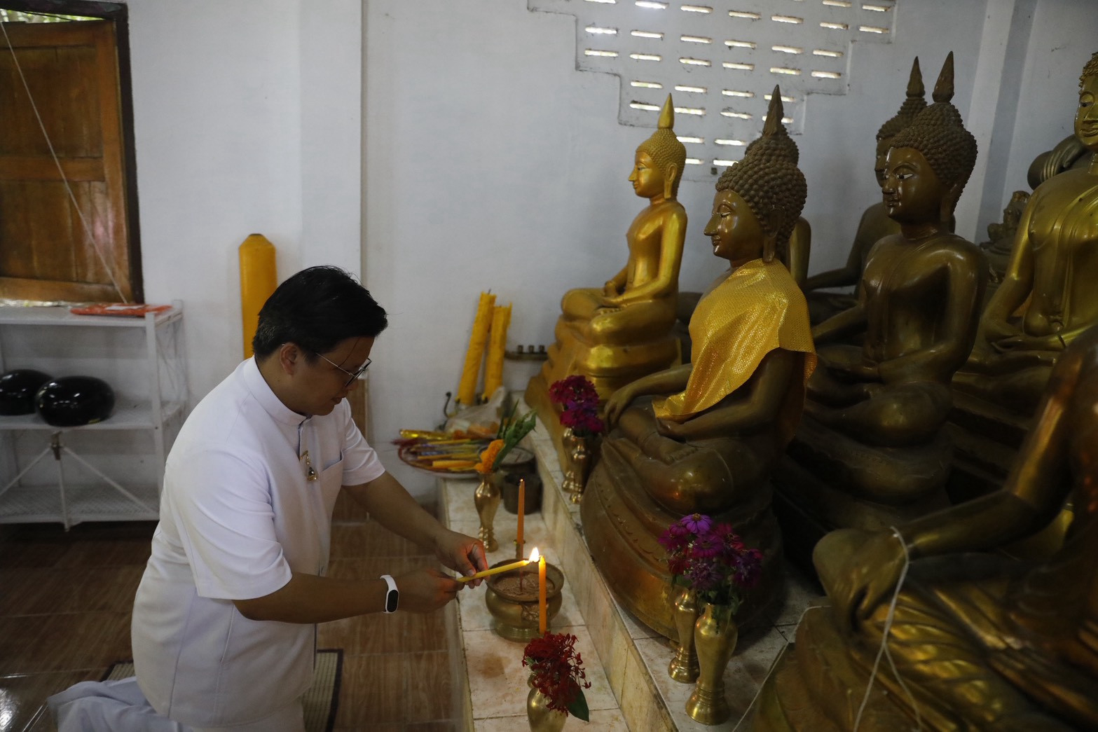 ภาพร่วมพิธีกรรมวัดโป่งตะขบ