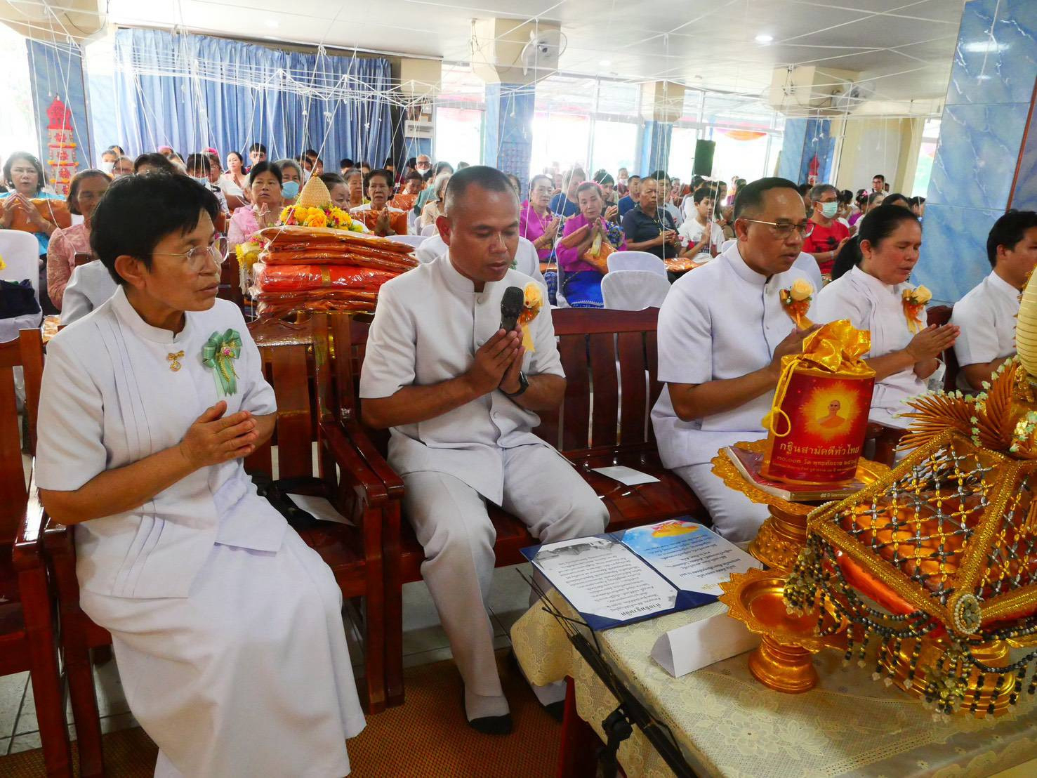 ภาพกล่าวคำถวายกฐินวัดหนองบัว