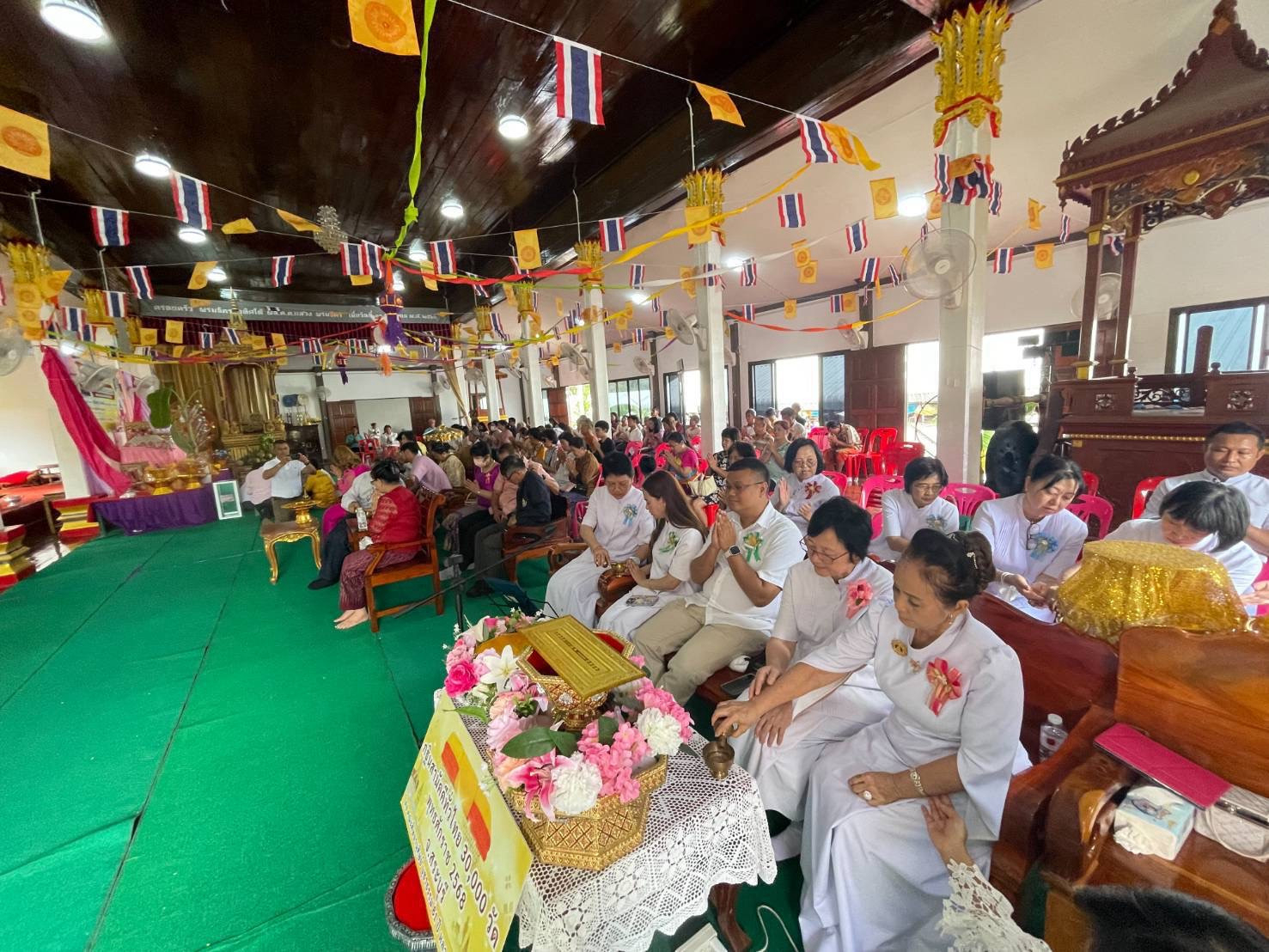 ภาพกล่าวคำถวายกฐินวัดหาดสองแคว