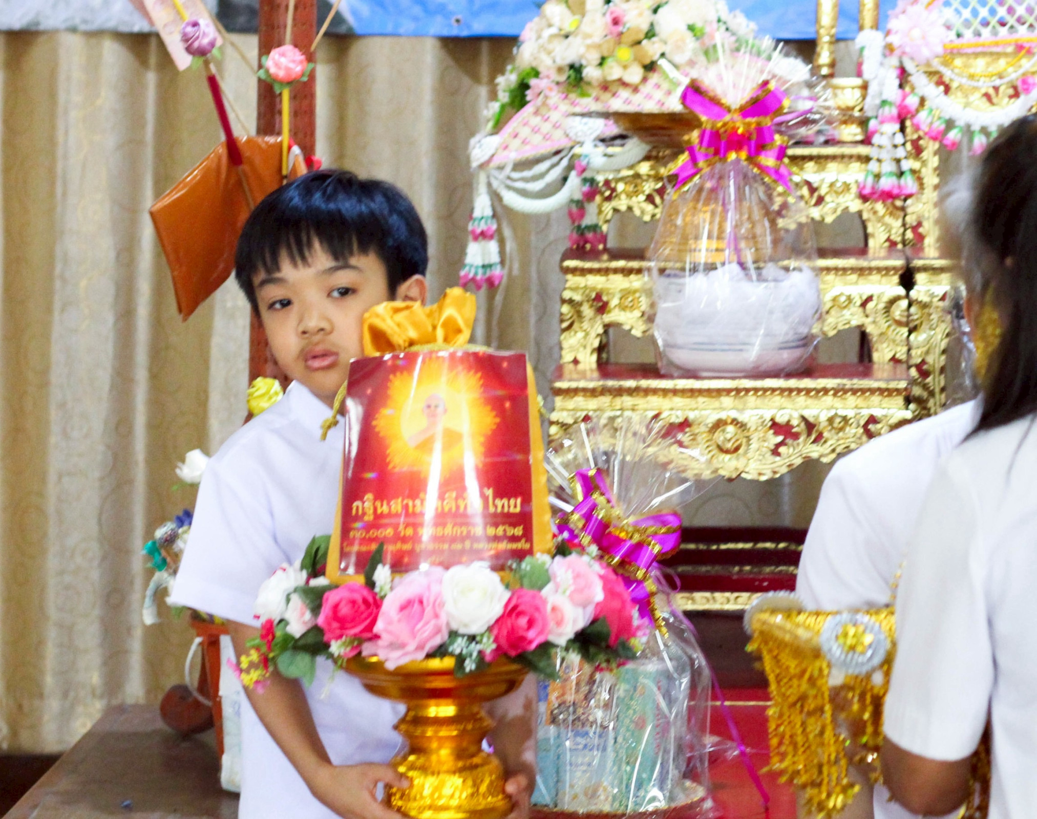 ภาพร่วมพิธีกรรมวัดโคกกลาง