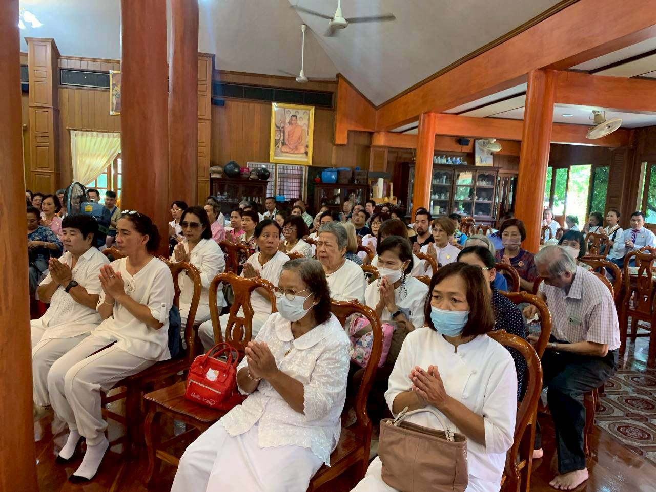 ภาพร่วมพิธีกรรมวัดจินดามณี