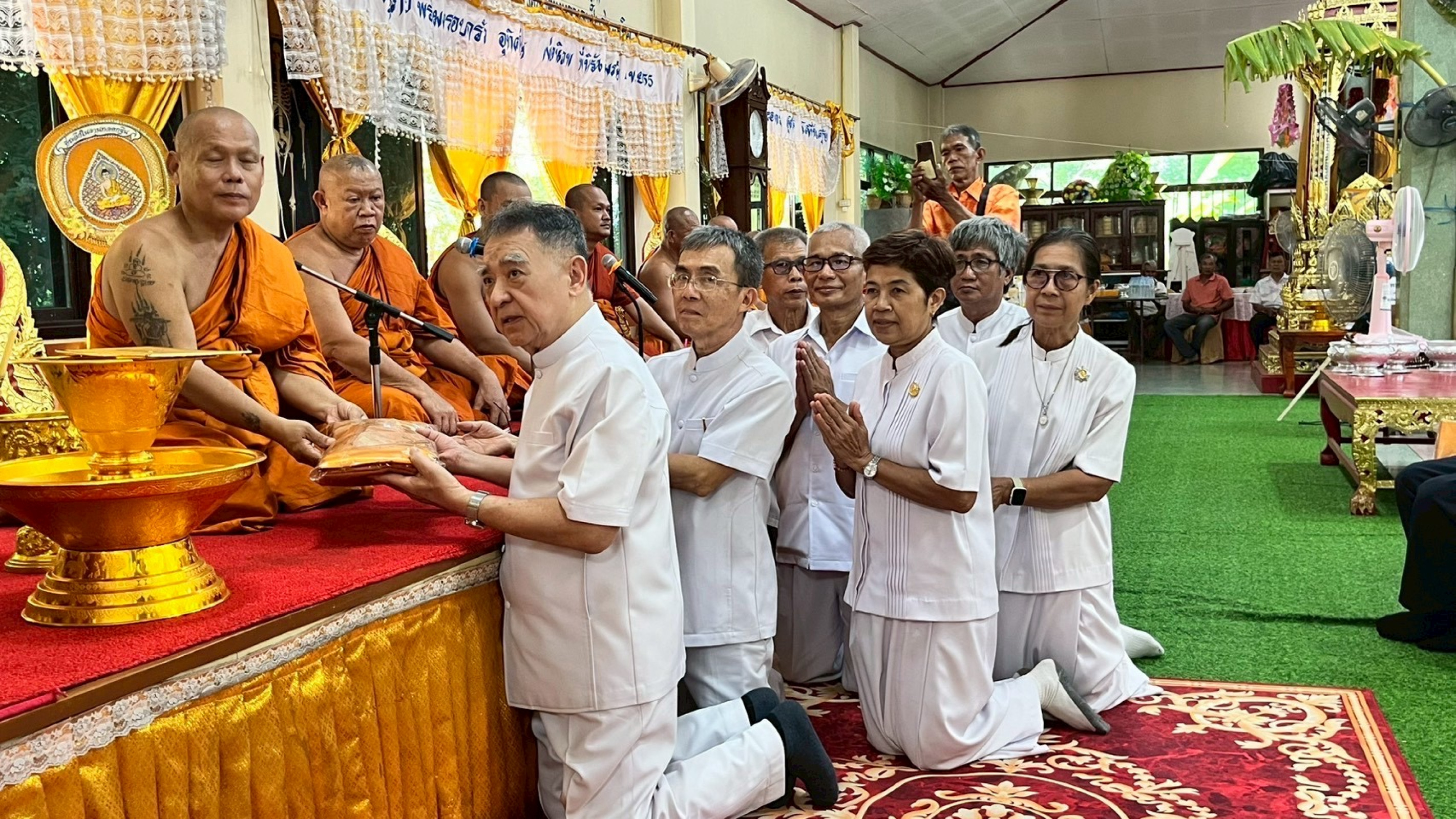 ภาพร่วมพิธีกรรมวัดสุภาพัฒนาราม