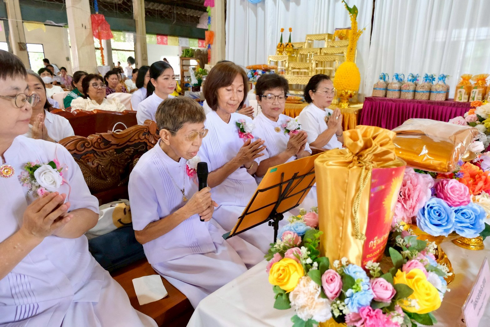 ภาพกล่าวคำถวายกฐินวัดกลาง