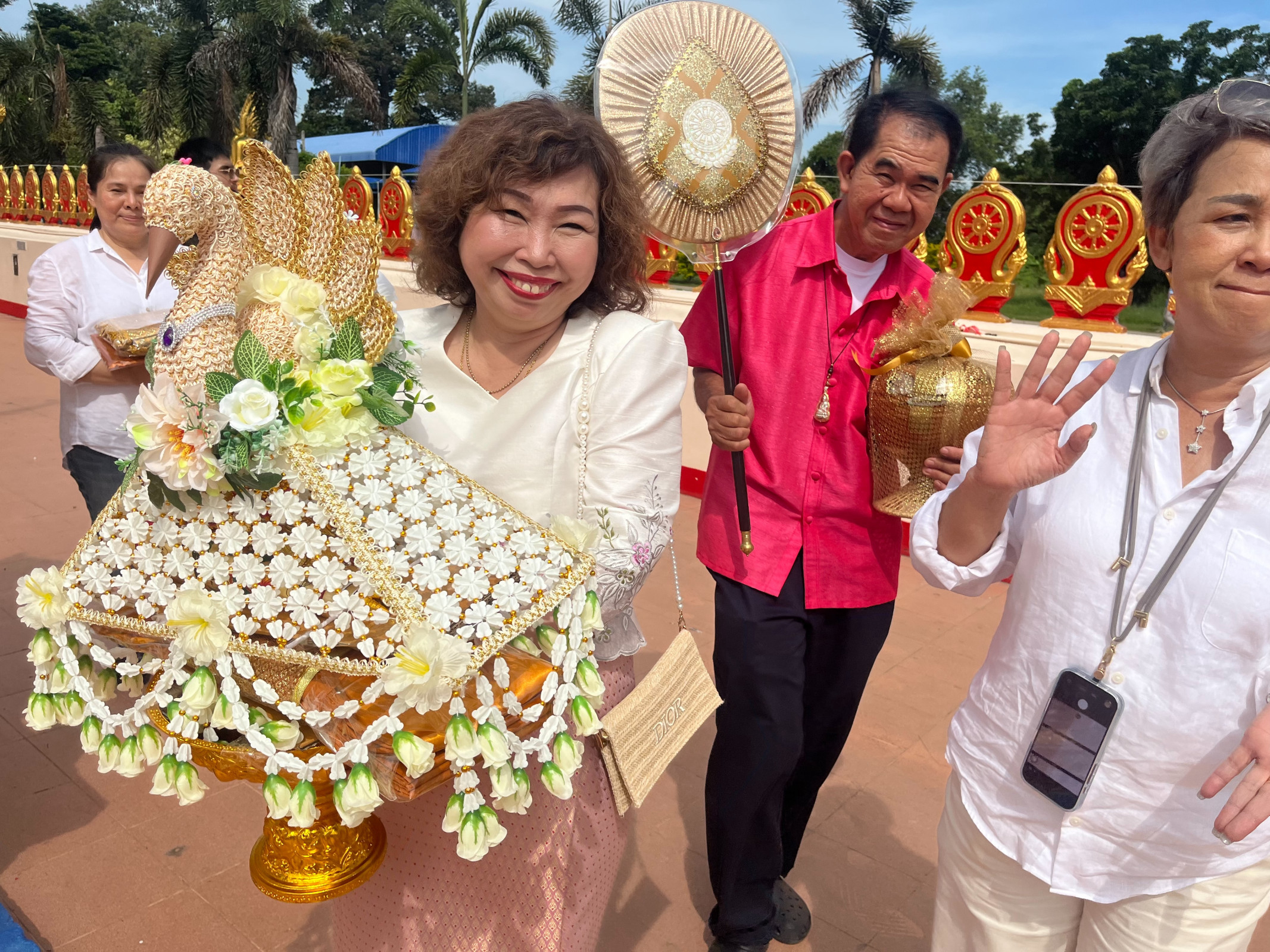 ภาพร่วมพิธีกรรมวัดไทรย์นิโคธาราม