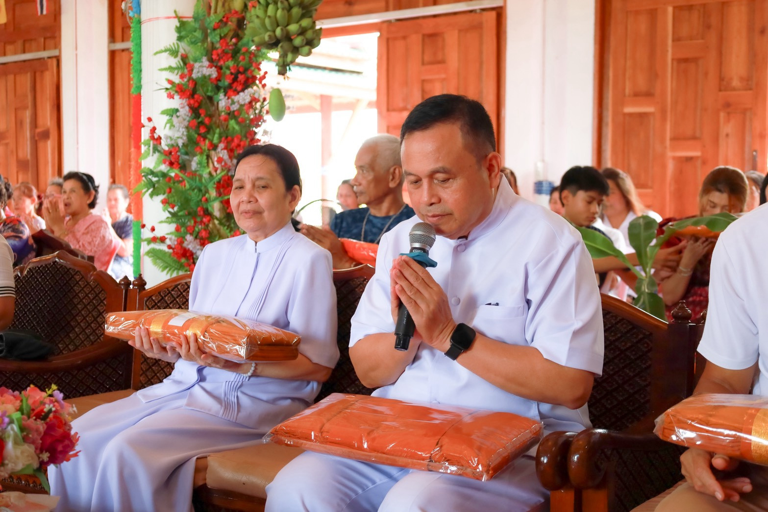 ภาพกล่าวคำถวายกฐินวัดคำหยาด