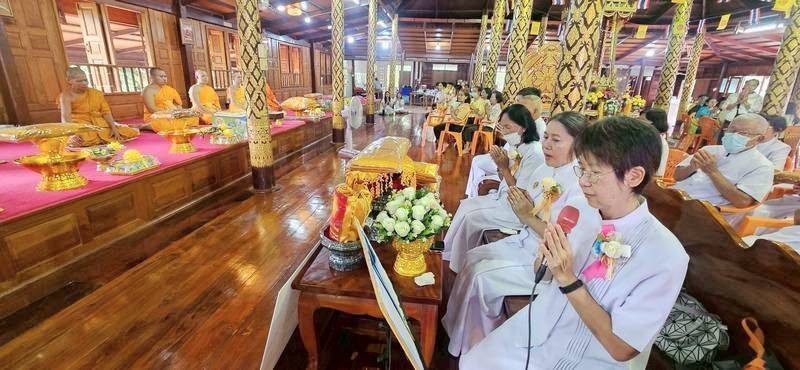 ภาพกล่าวคำถวายกฐินวัดโพธิ์สระโสภณ