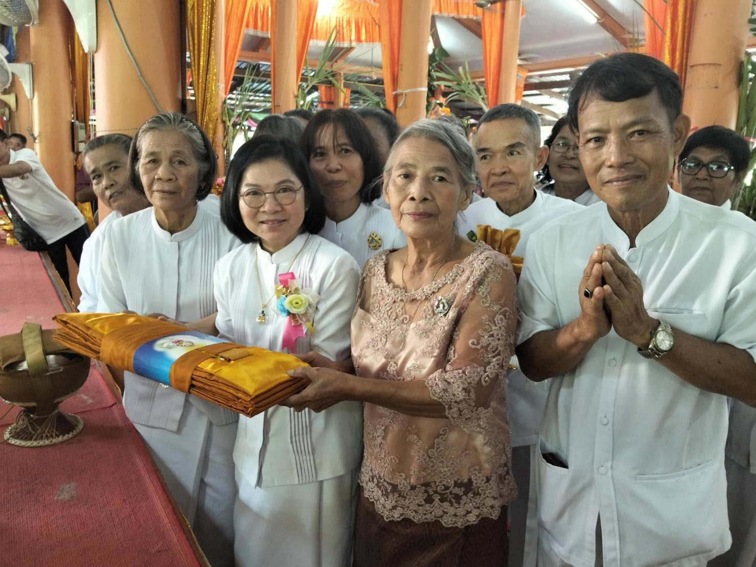 ภาพร่วมพิธีกรรมวัดวงษ์สุวรรณ