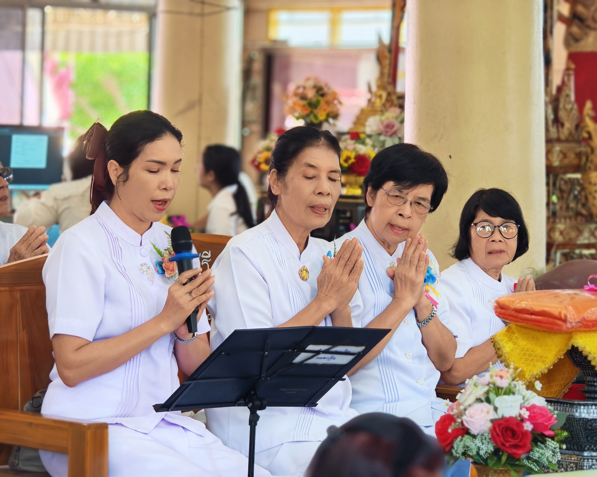 ภาพกล่าวคำถวายกฐินวัดโพธิ์วงษ์(โพธิวงษ์)