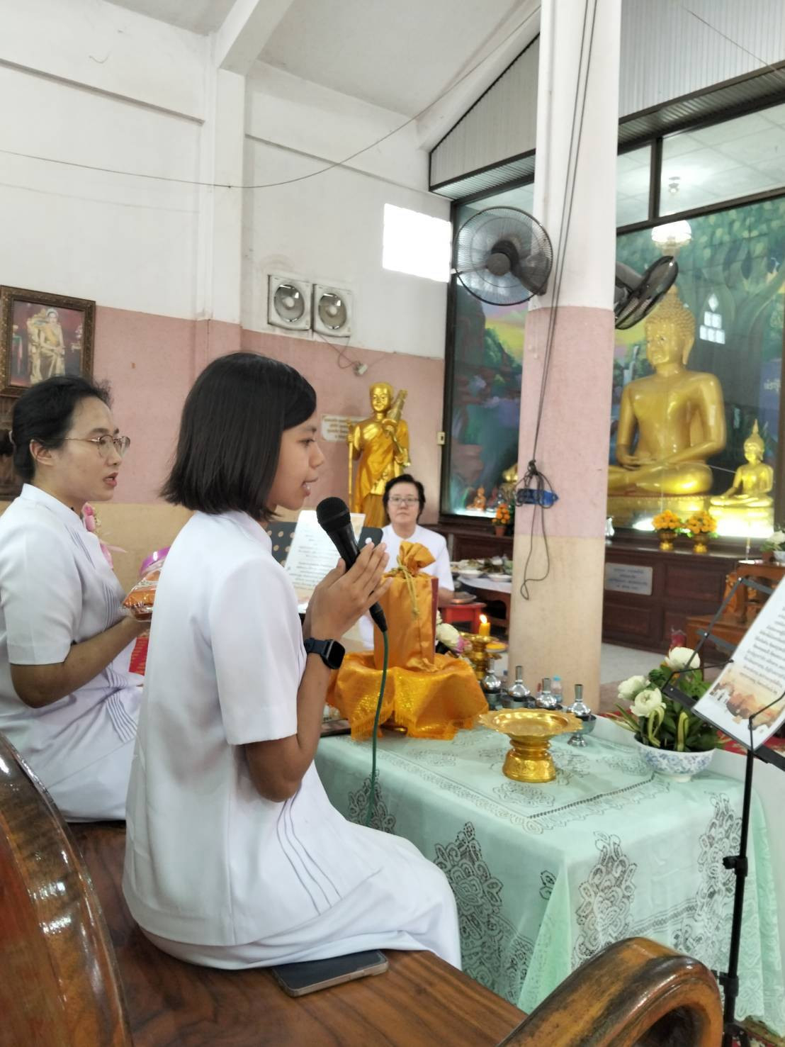 ภาพกล่าวคำถวายกฐินวัดท่าชุมนุม