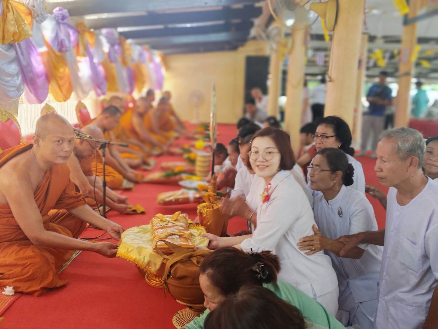 ภาพร่วมพิธีกรรมวัดปทุมคงคา(ประทุมคงคาราม)