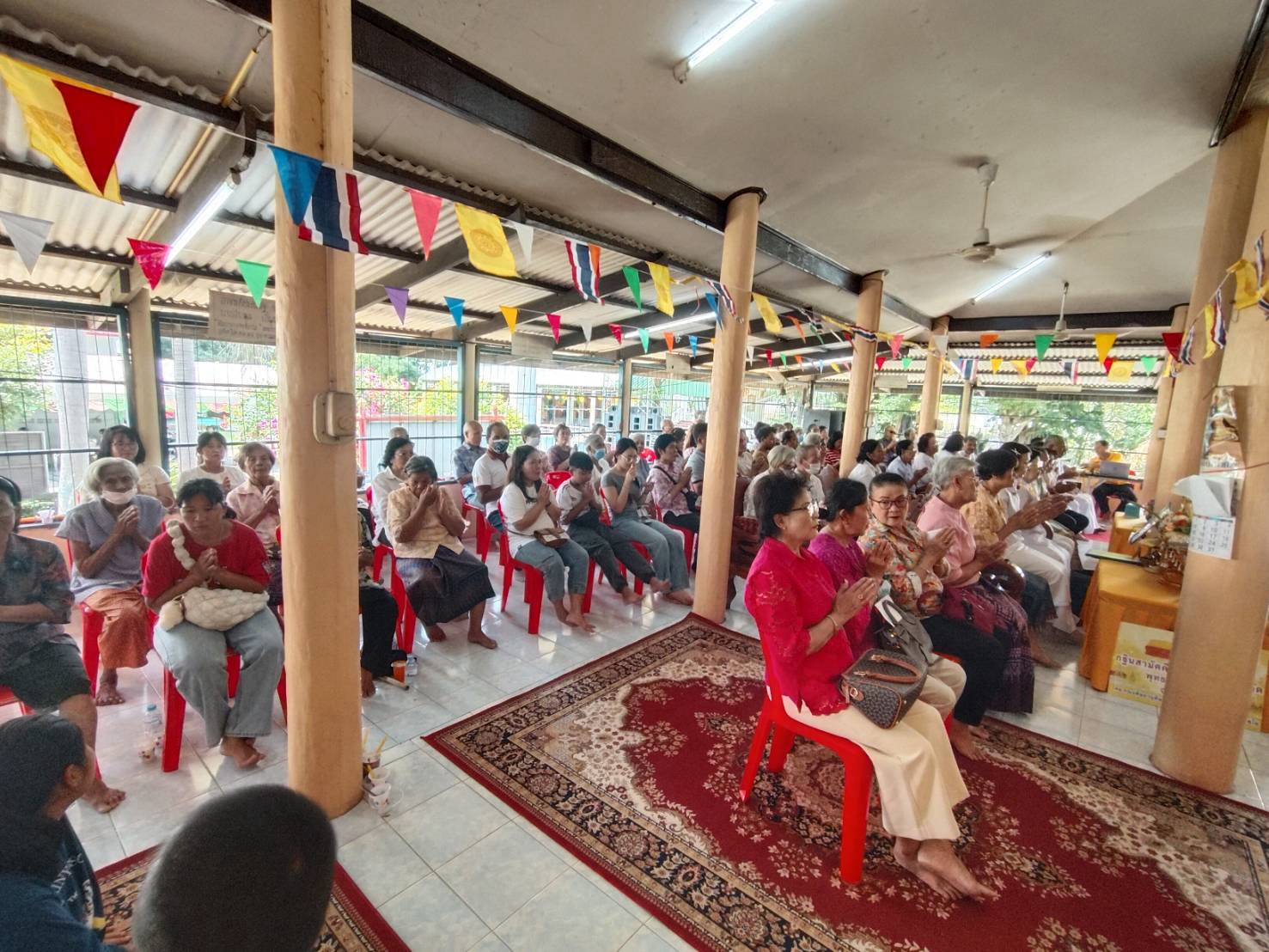 ภาพร่วมพิธีกรรมวัดปทุมคงคา(ประทุมคงคาราม)