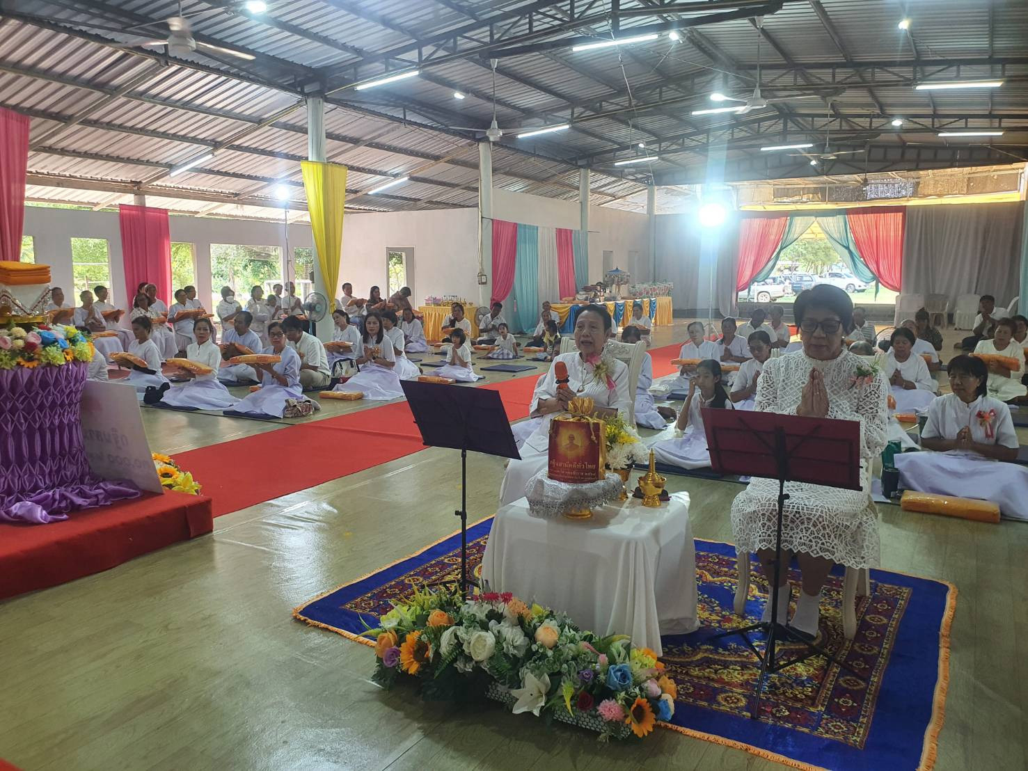 ภาพกล่าวคำถวายกฐินศูนย์ปฏิบัติธรรมวังโป่ง