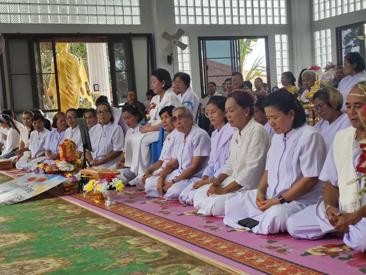 ภาพร่วมพิธีกรรมที่พักสงฆ์ภูไผ่