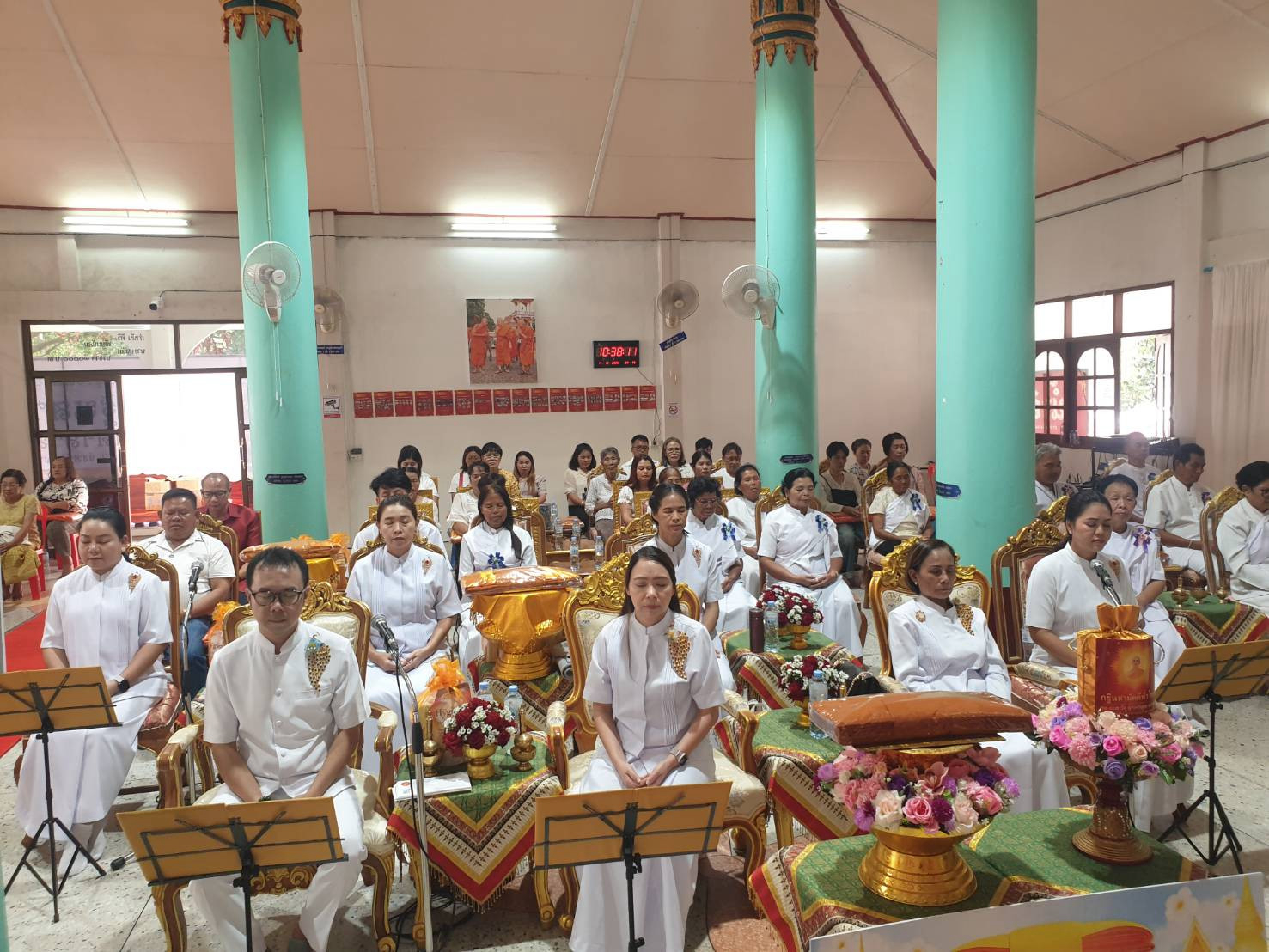 ภาพร่วมพิธีกรรมวัดป่าคาสามัคคี