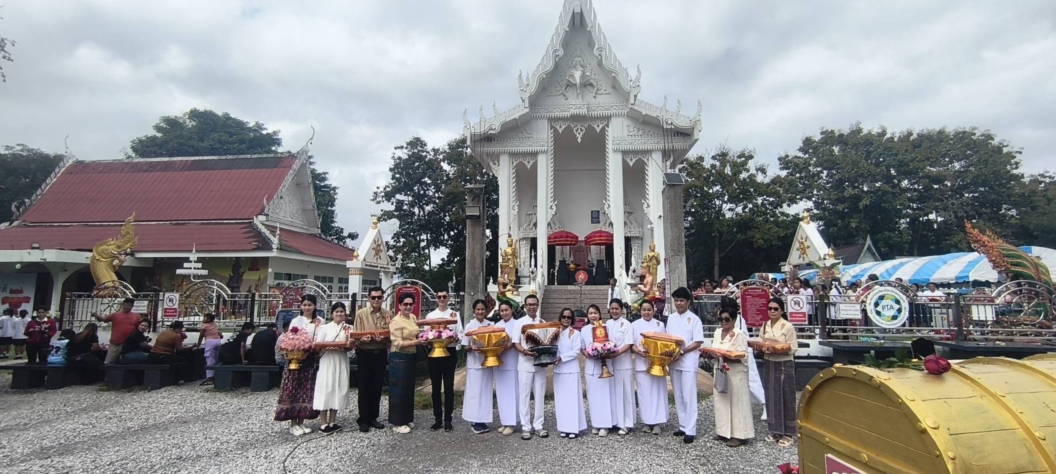 ภาพร่วมพิธีกรรมวัดป่าคาสามัคคี