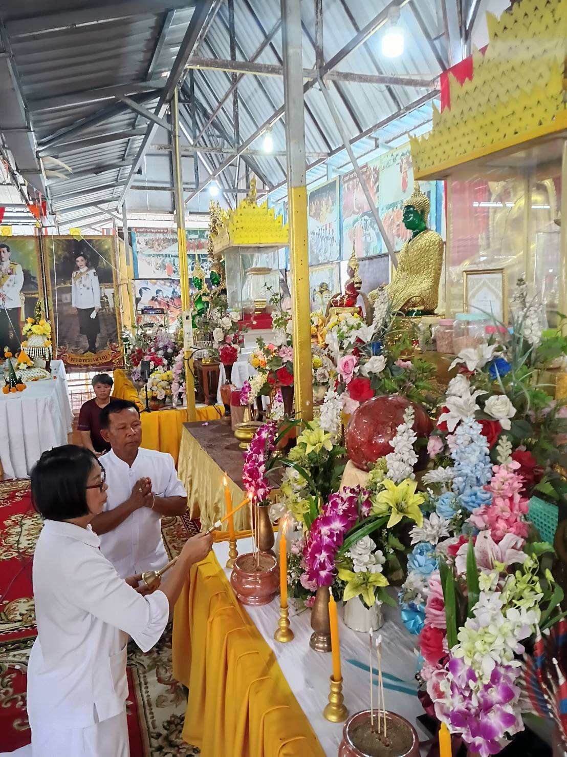 ภาพร่วมพิธีกรรมวัดธุตังคาราม