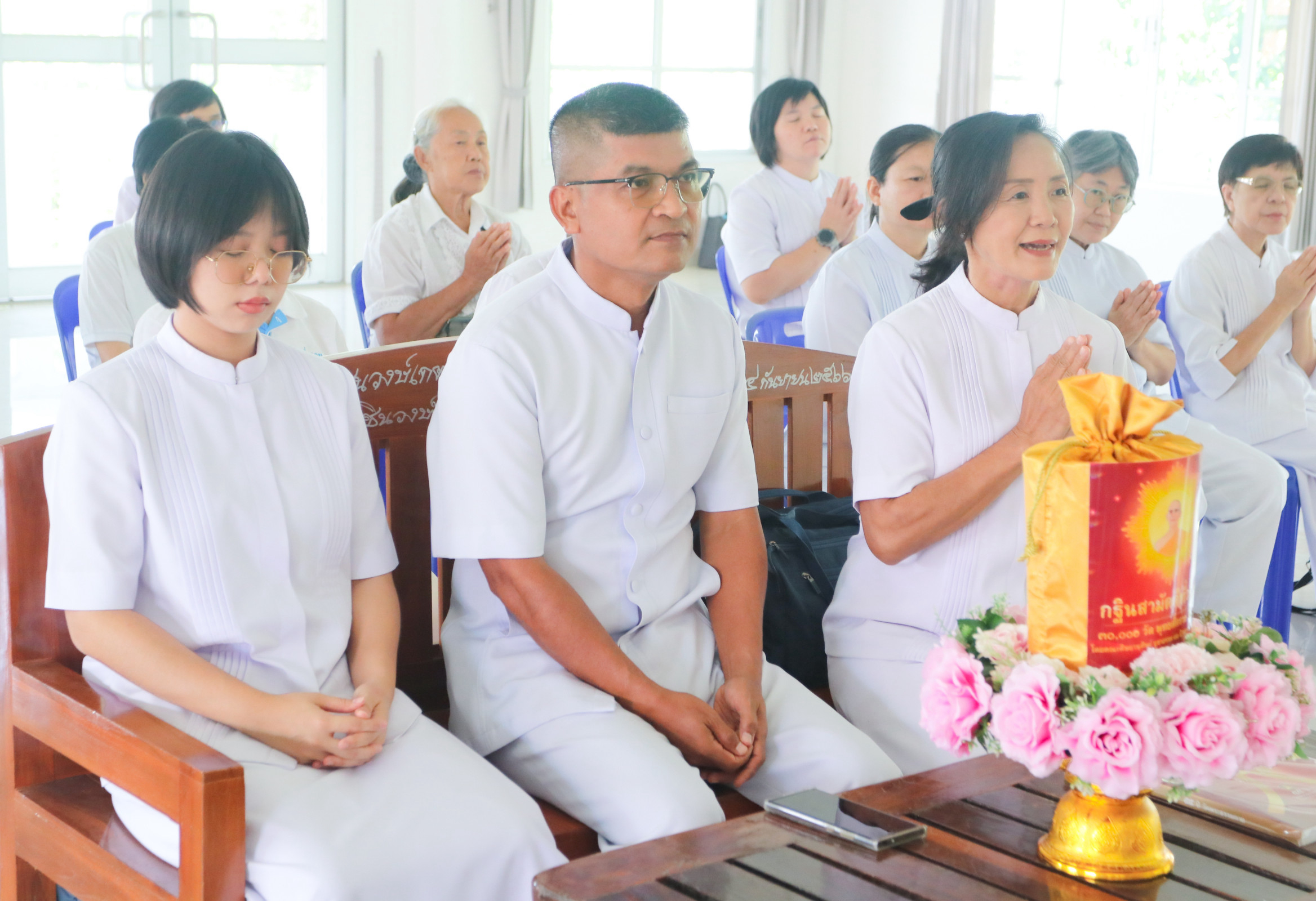 ภาพกล่าวคำถวายกฐินวัดบางปลา