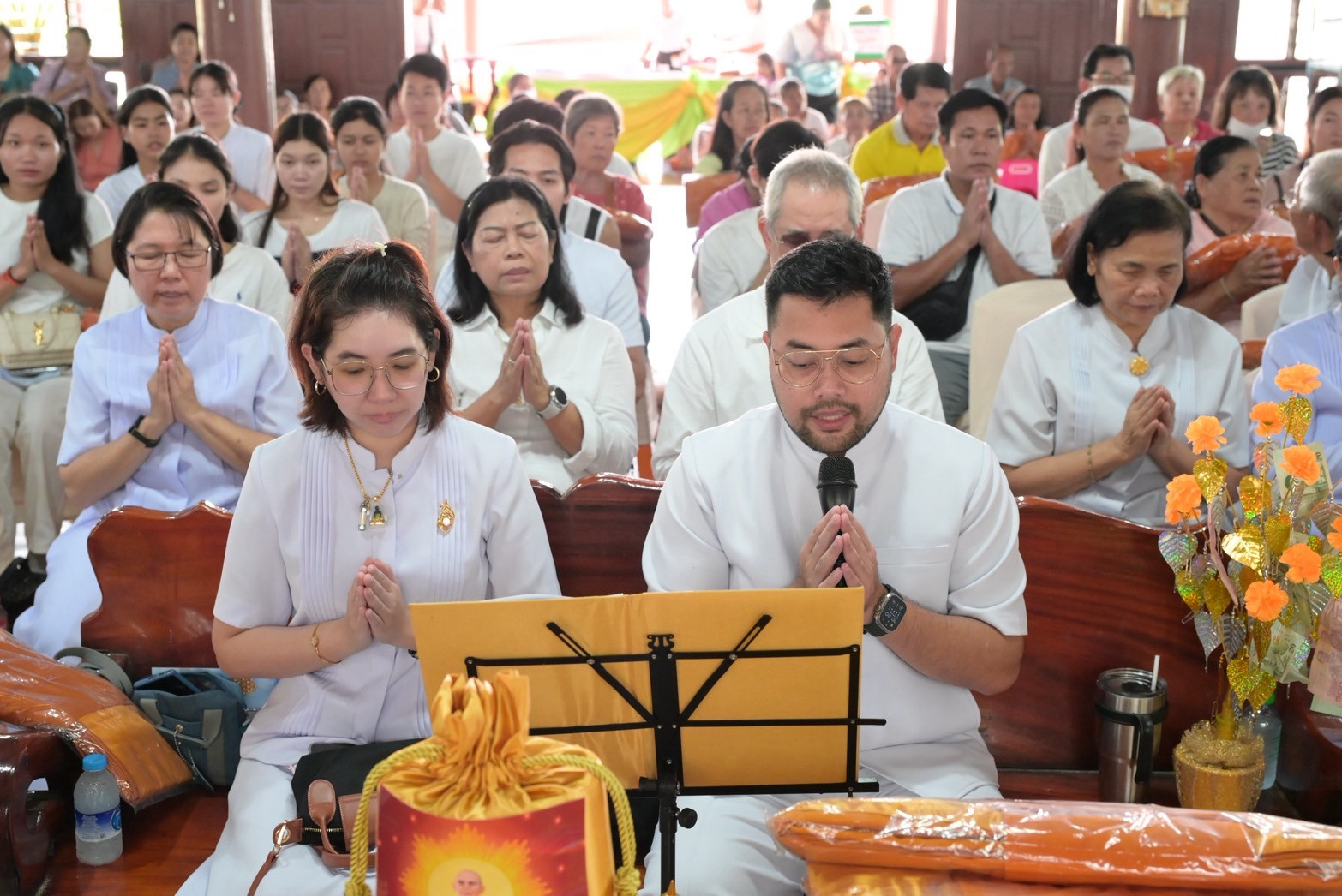 ภาพกล่าวคำถวายกฐินวัดราษฎร์ภิรมย์วราราม