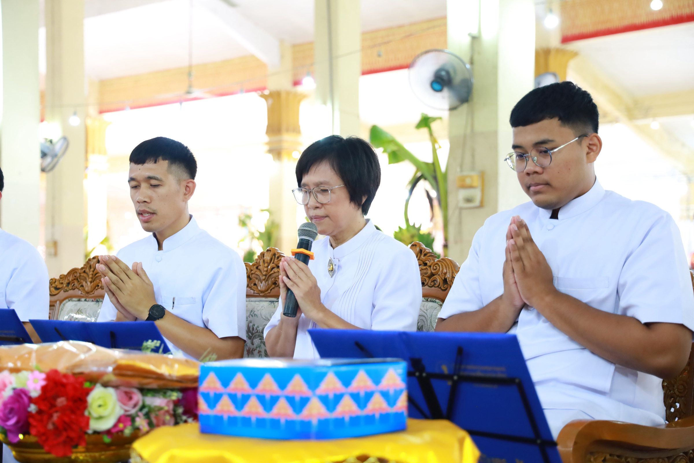 ภาพกล่าวคำถวายกฐินวัดกำแพงแสน