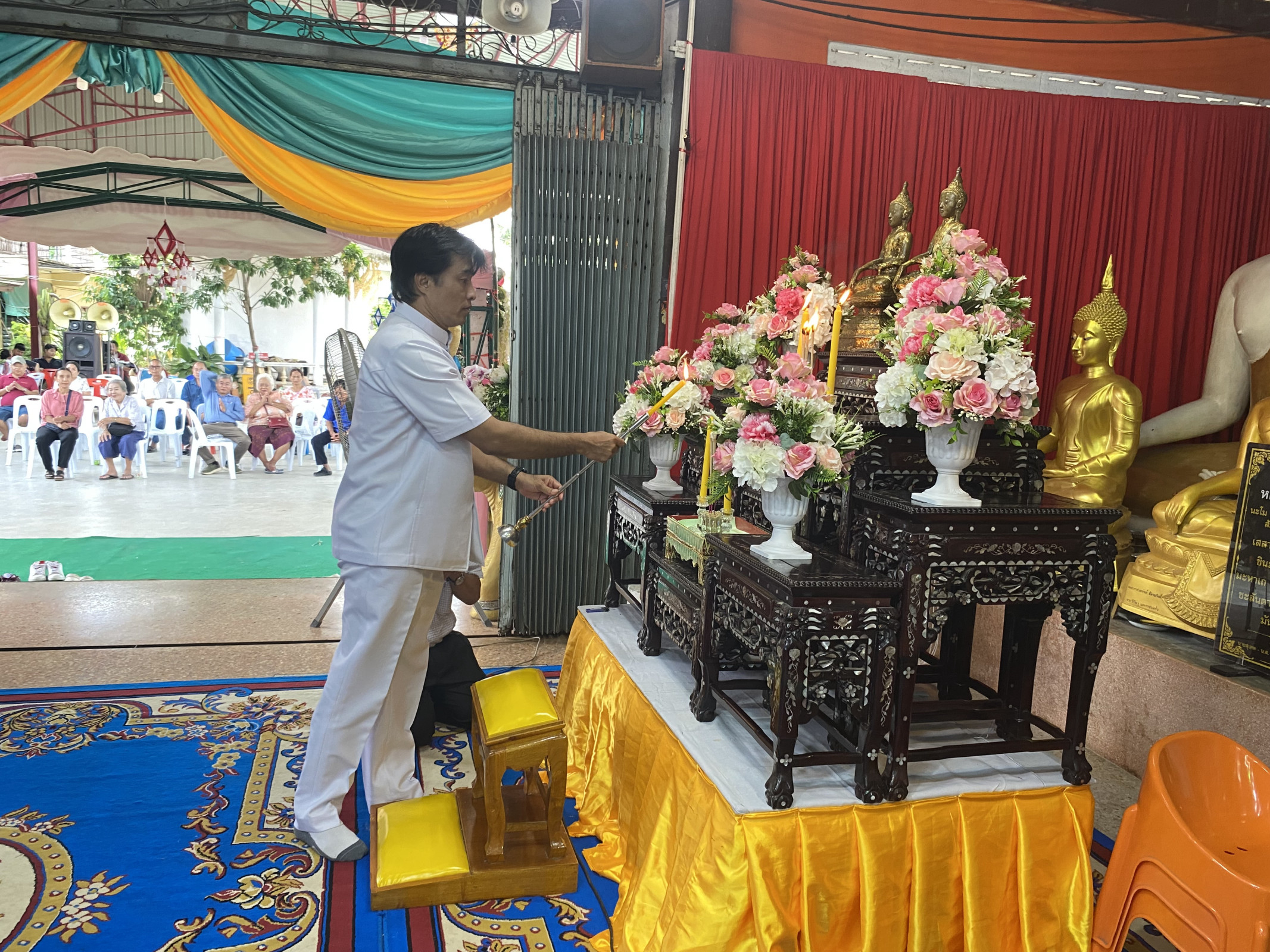 ภาพร่วมพิธีกรรมวัดสะแกราย