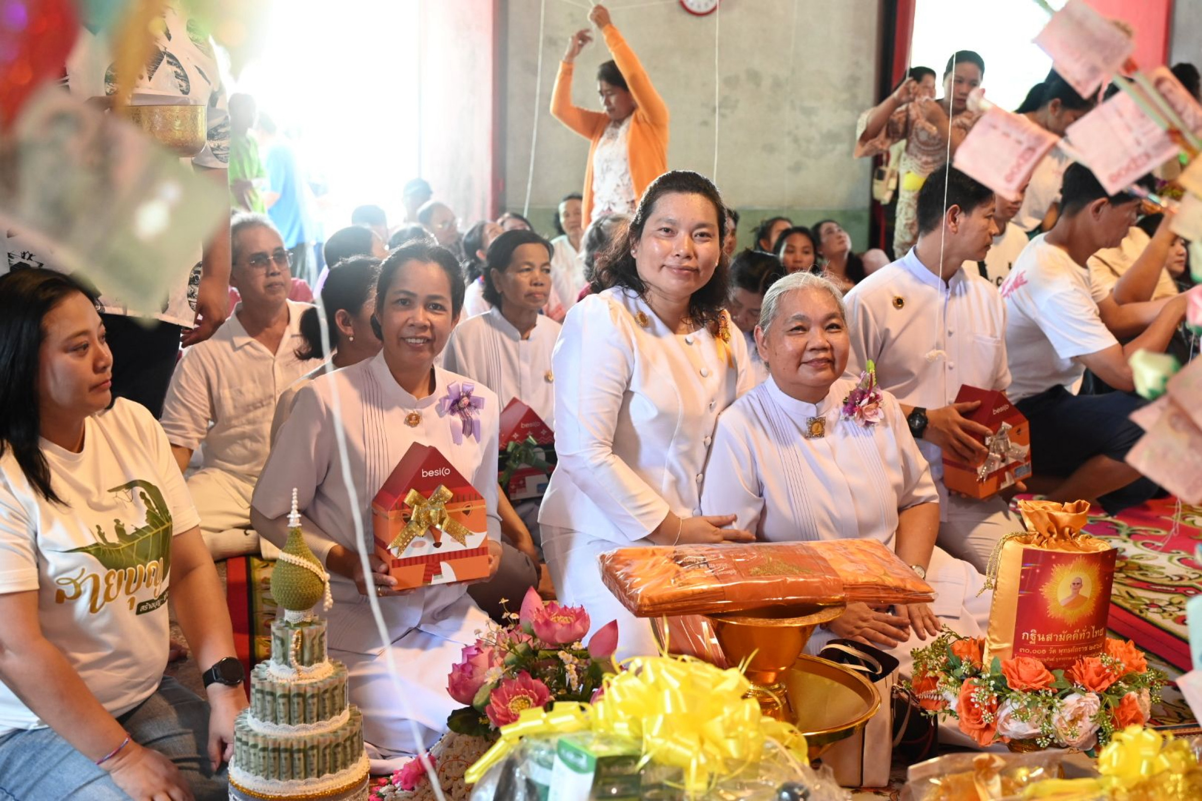 ภาพร่วมพิธีกรรมวัดแค