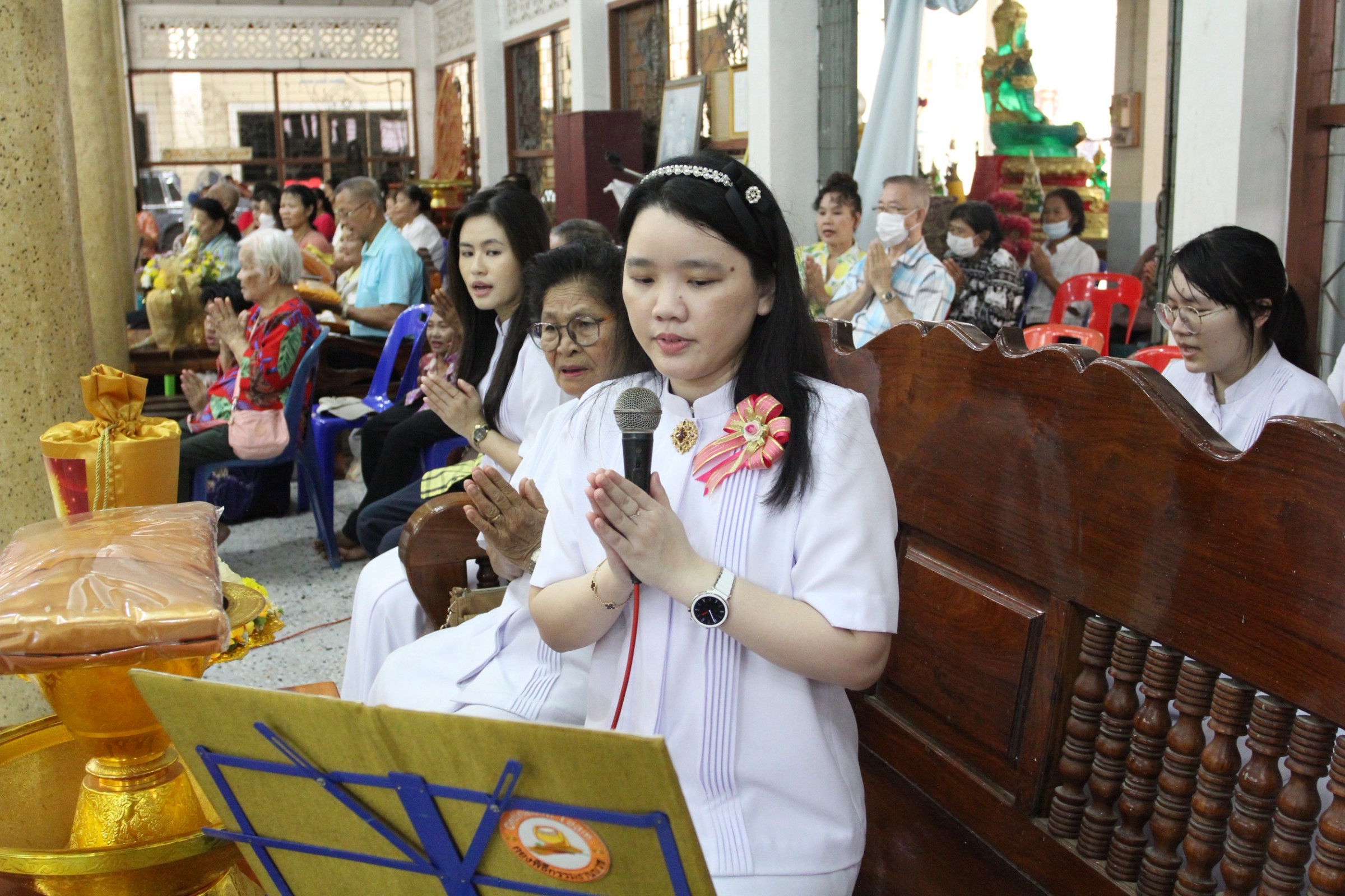 ภาพร่วมพิธีกรรมวัดหนองงูเหลือม