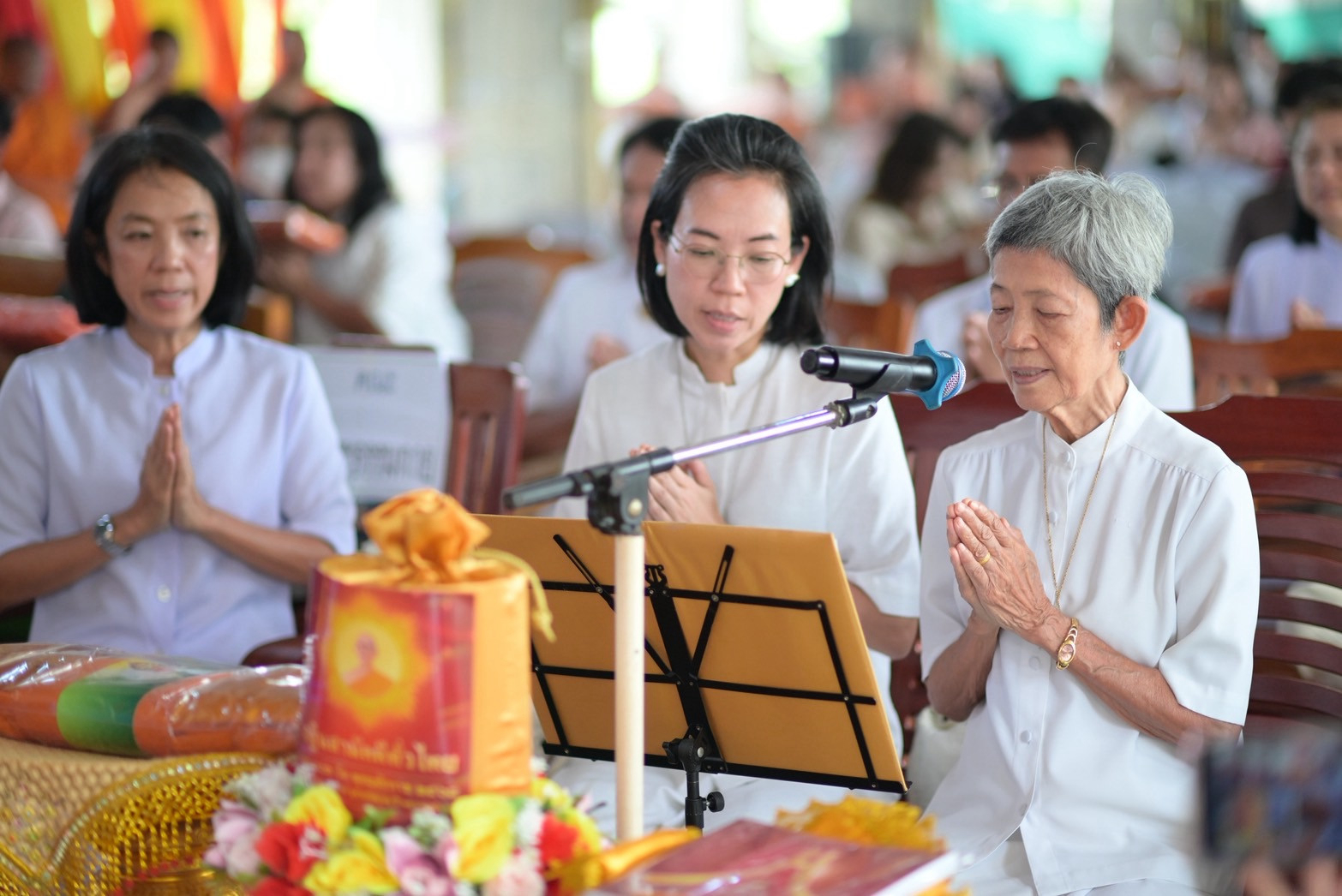 ภาพกล่าวคำถวายกฐินวัดทุ่งสีหลง