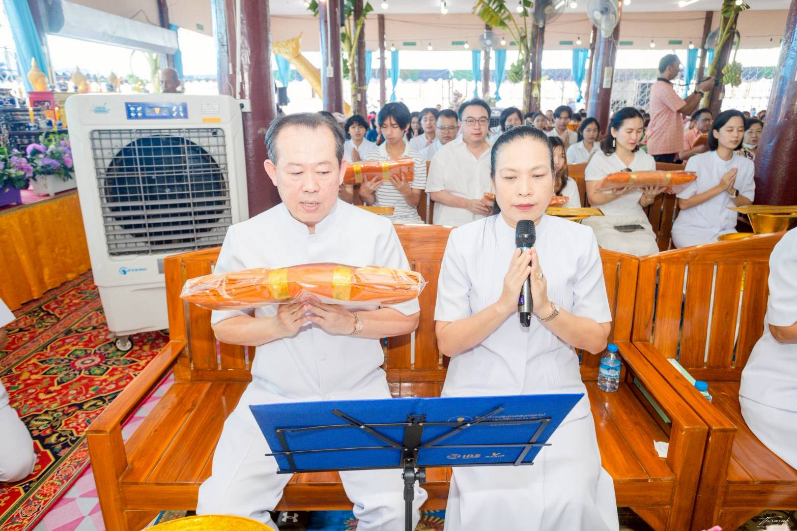 ภาพกล่าวคำถวายกฐินวัดสามง่าม