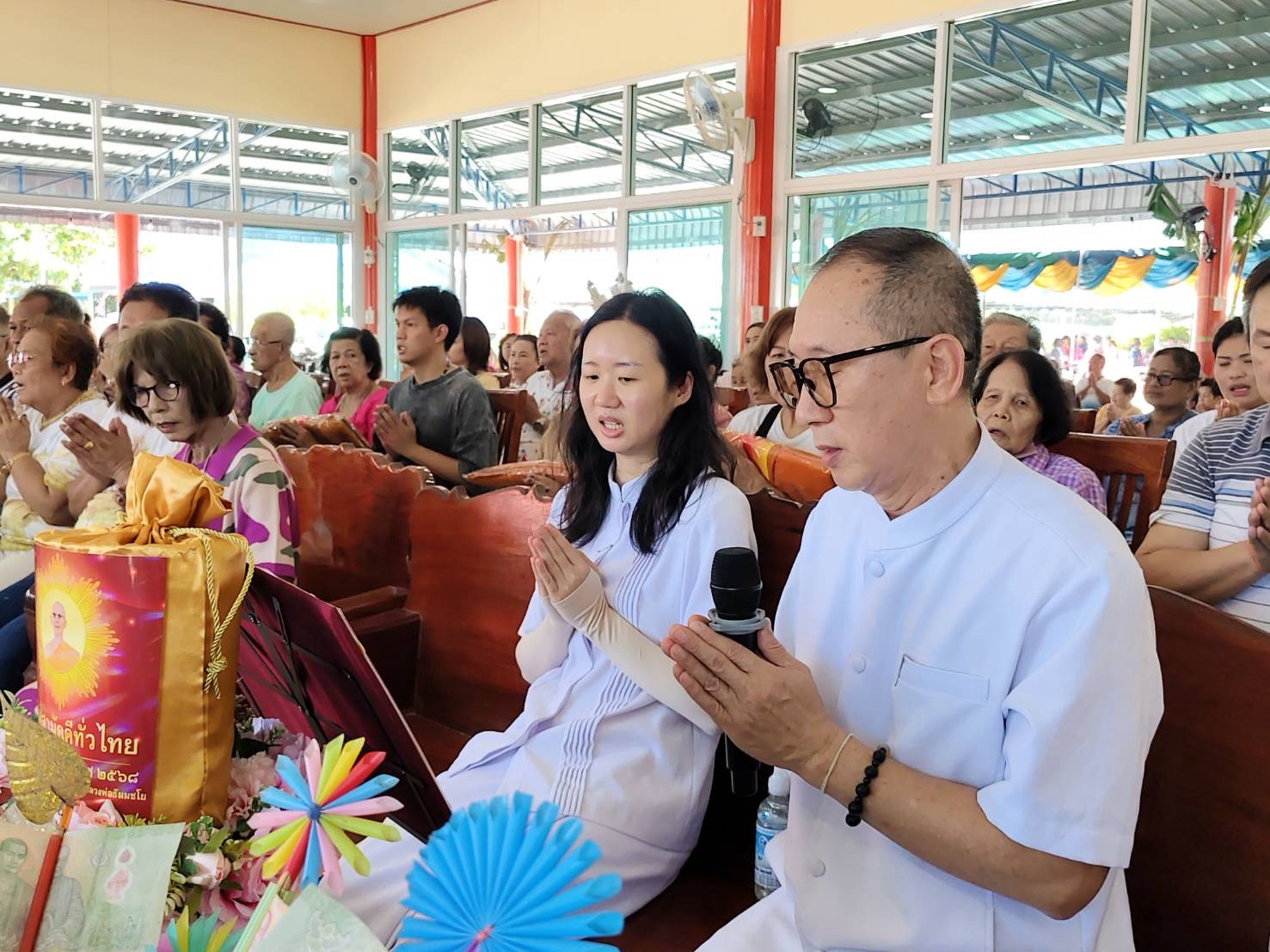 ภาพกล่าวคำถวายกฐินวัดผาสุการาม